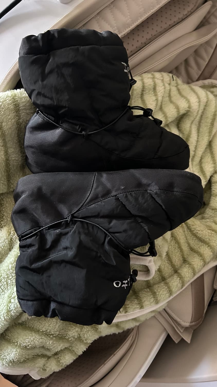 레페토 웜업부츠 블랙(발레부츠 수족냉증 실내화) 상품이미지5