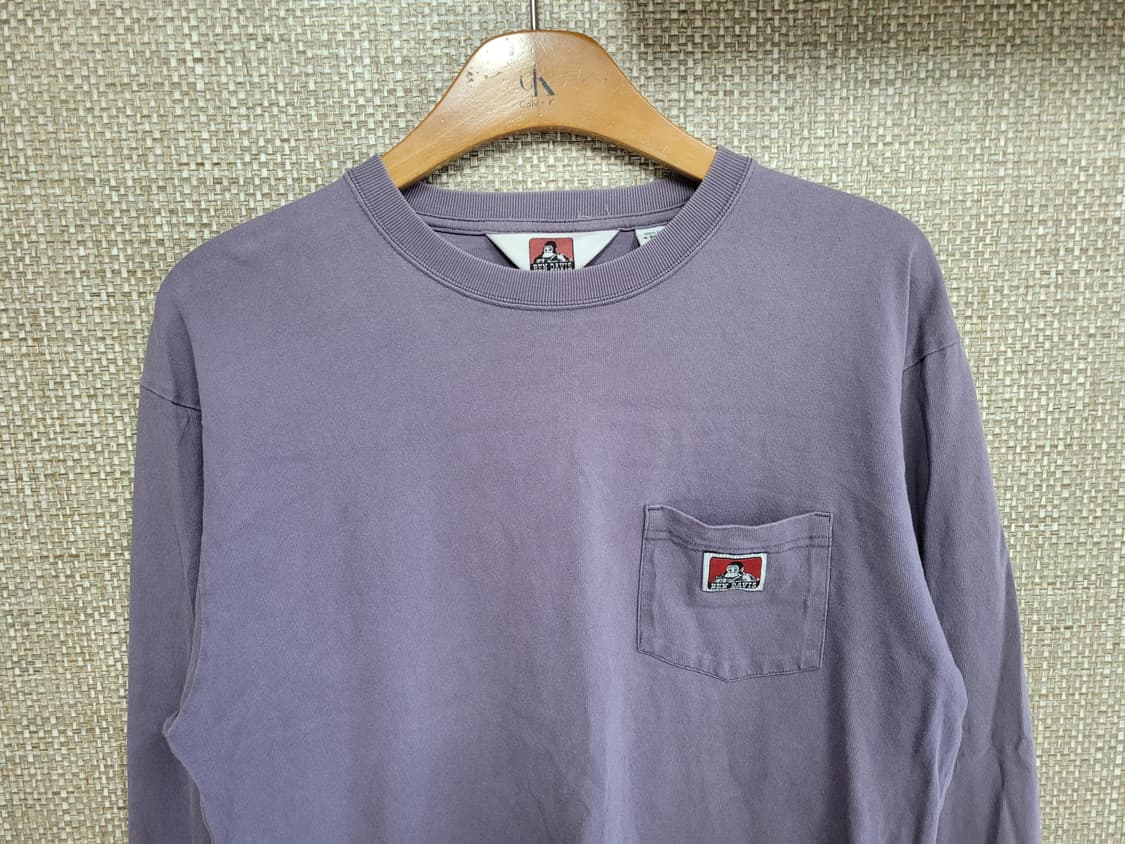 M 95사이즈 밴데이비스 빈티지 포켓 긴팔 티셔츠 상품이미지2