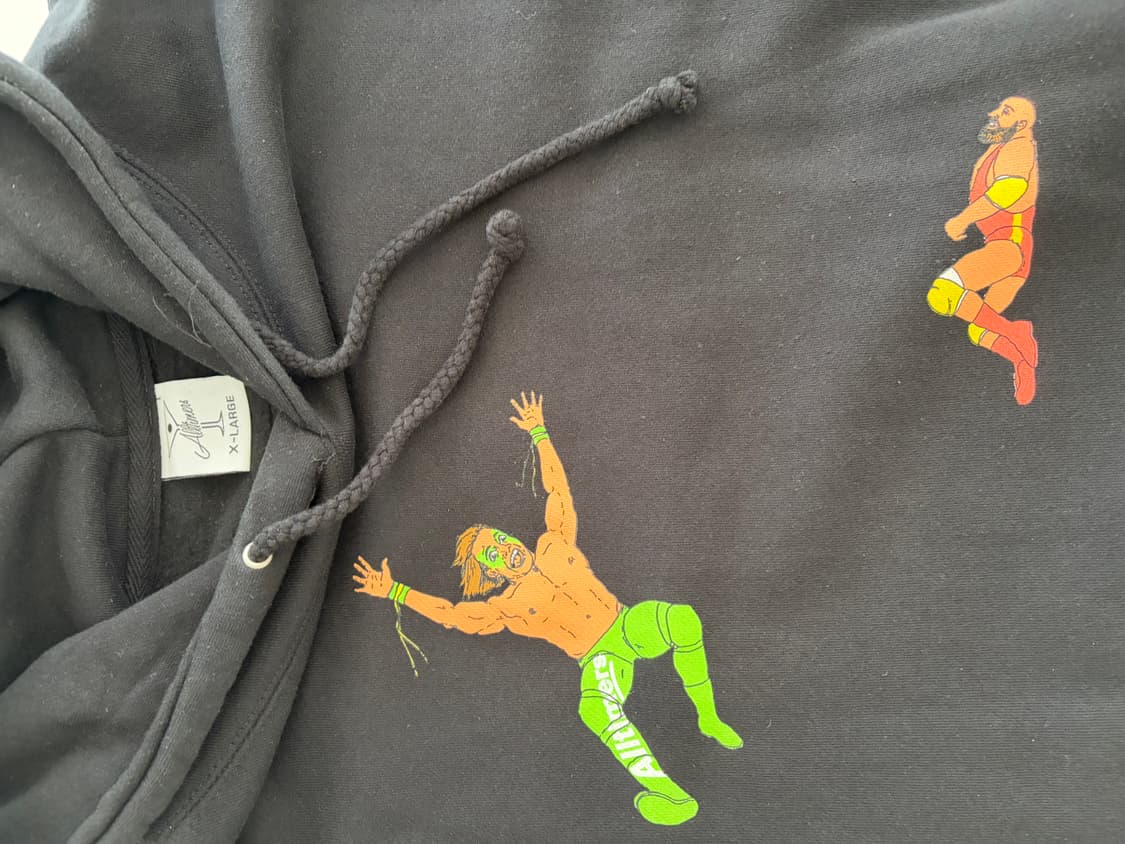 alltimers 레스링 후드 티 XL 상품이미지2