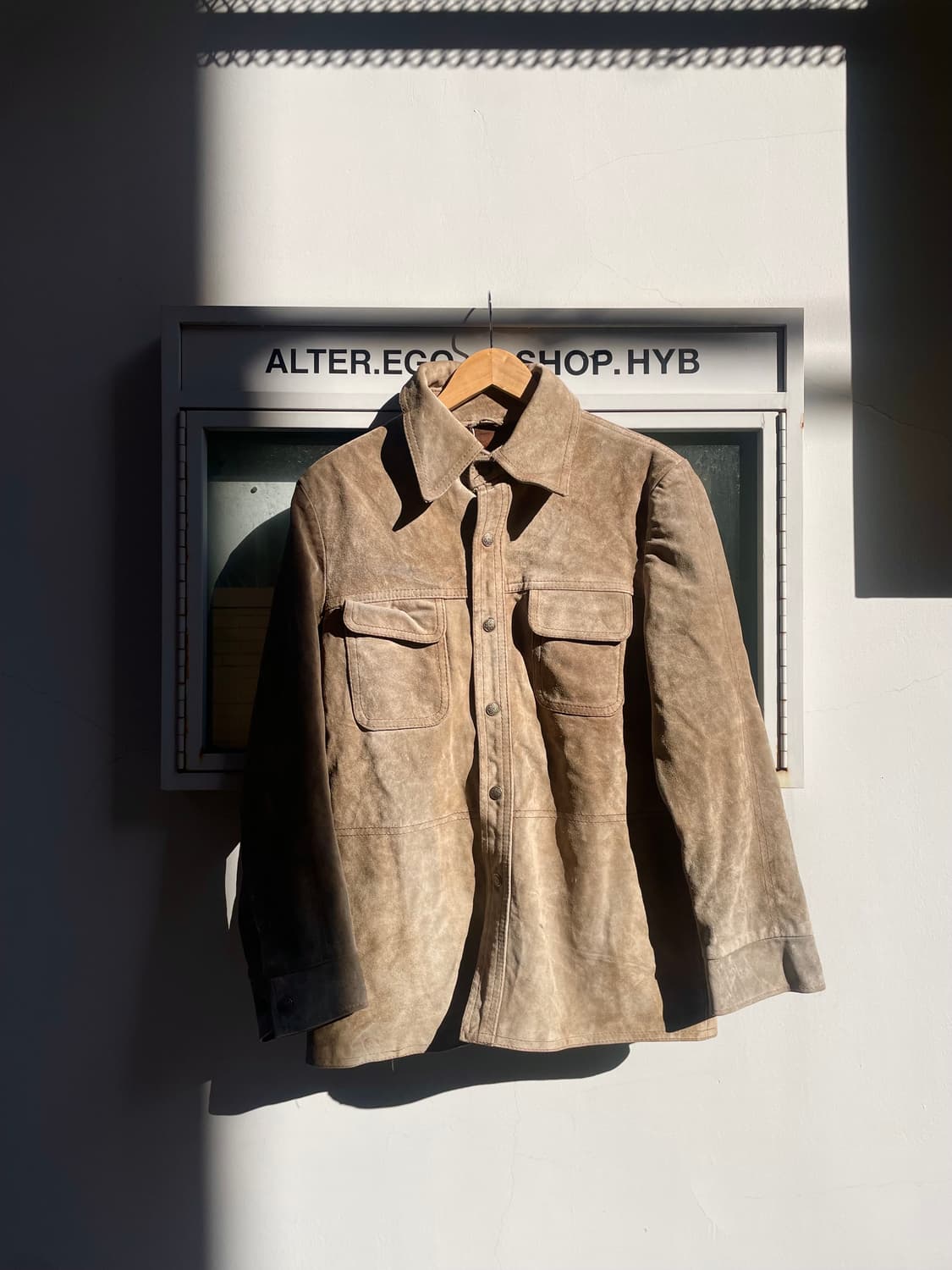 Vintage Suede Western Shirt Jacket 상품이미지1