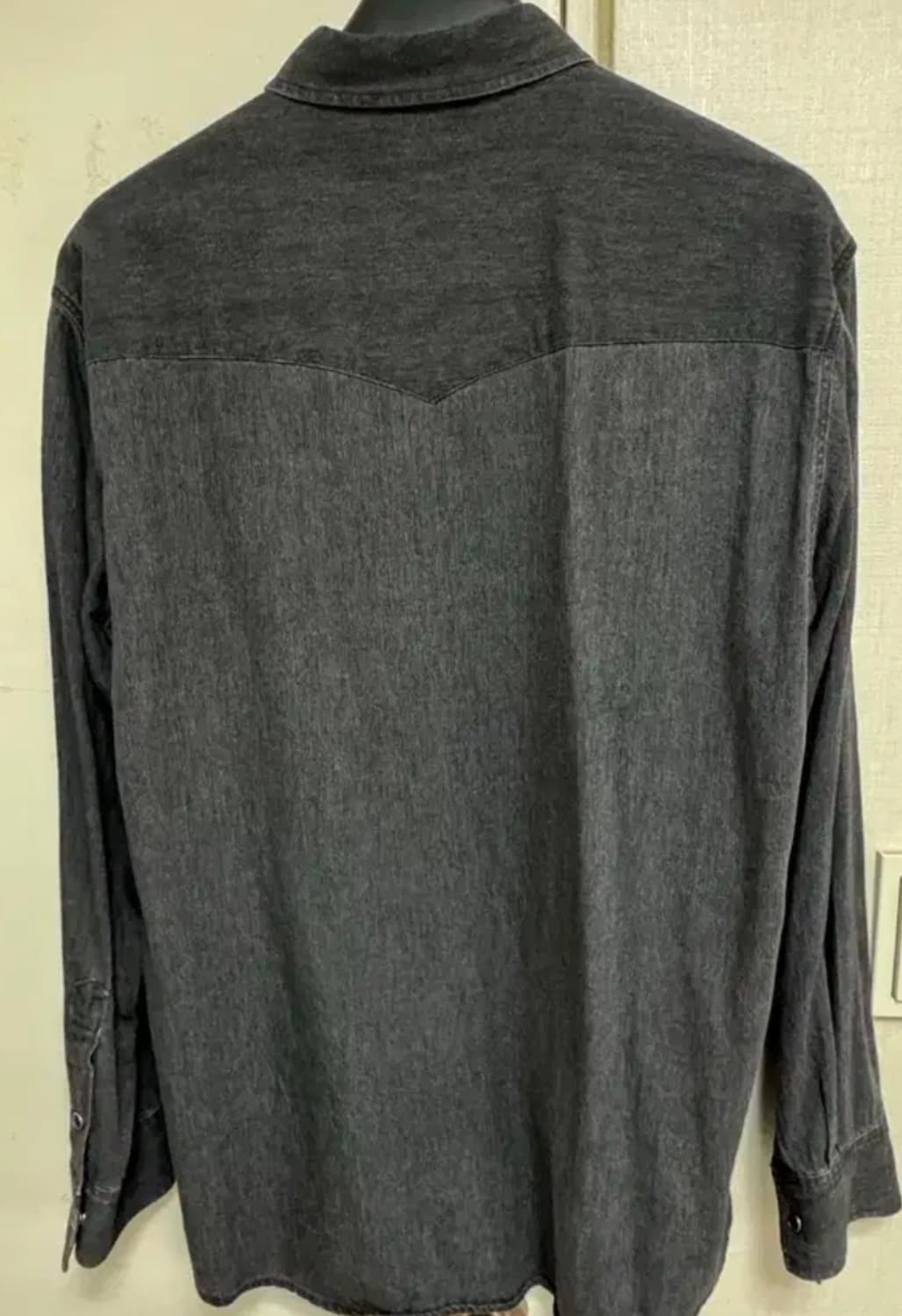 오라리 셀비지 슈퍼 라이트 데님셔츠 5사이즈 상품이미지2