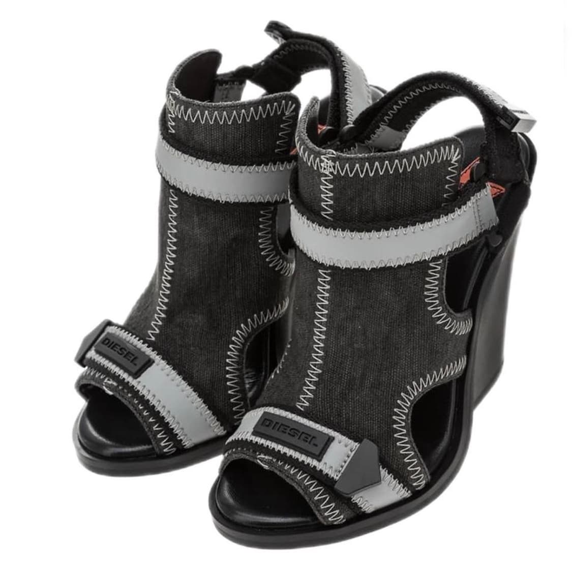 디젤 스포티 sa-플라밍고 웨지 힐 샌들 상품이미지1