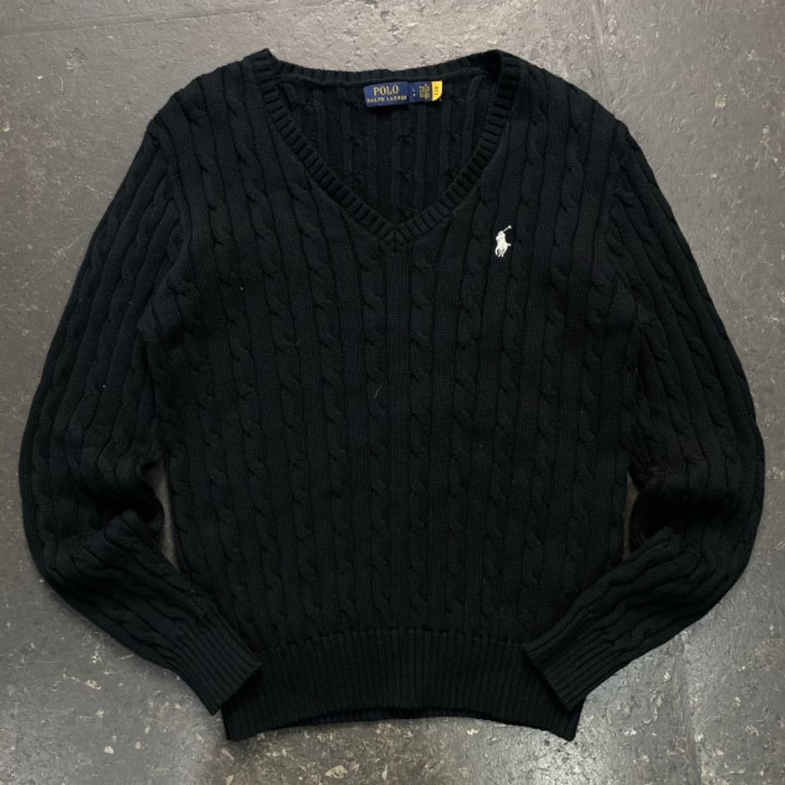 100 폴로 꽈배기 니트  상품이미지1