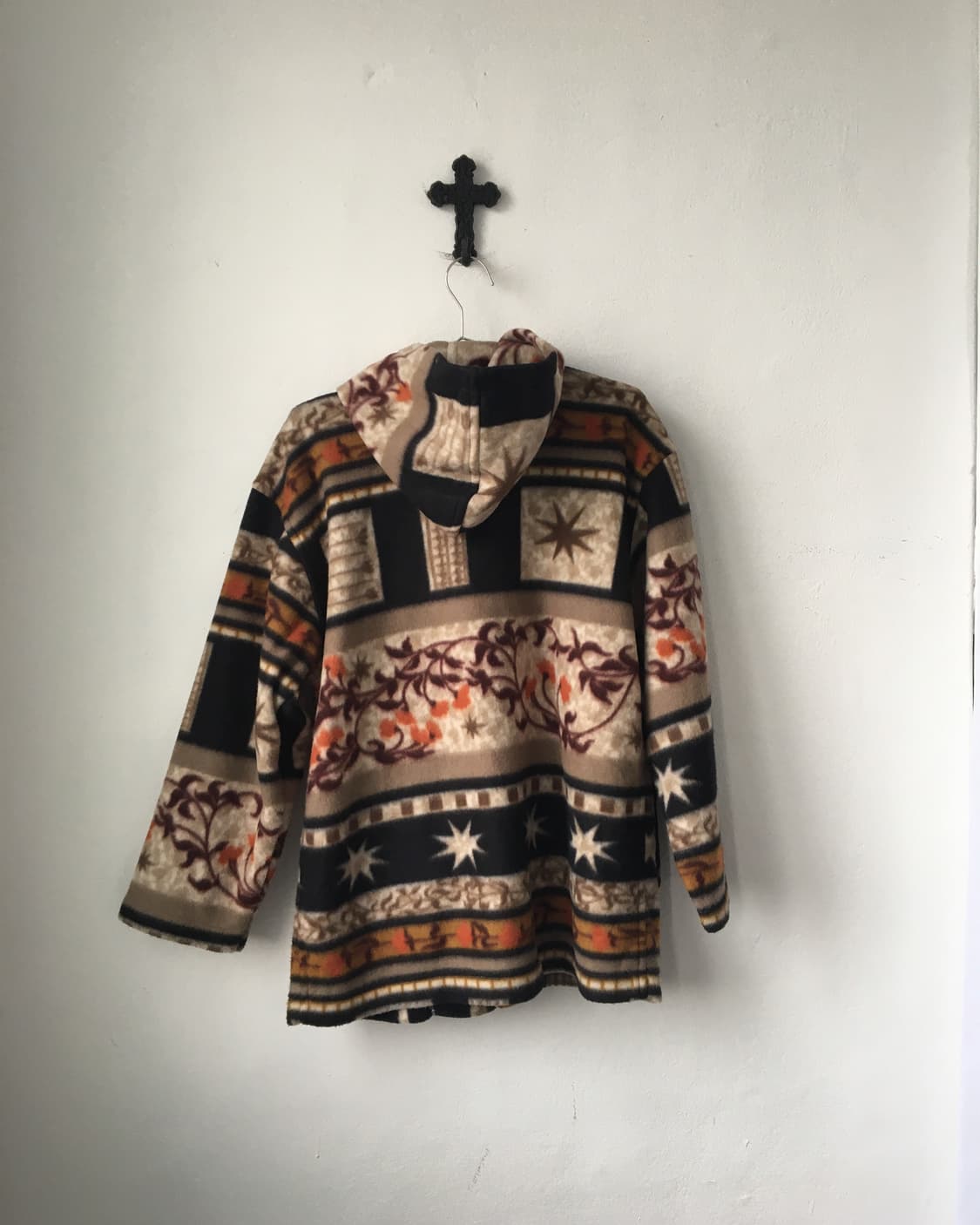 Duffle button ethnic mood hood fleece 상품이미지3