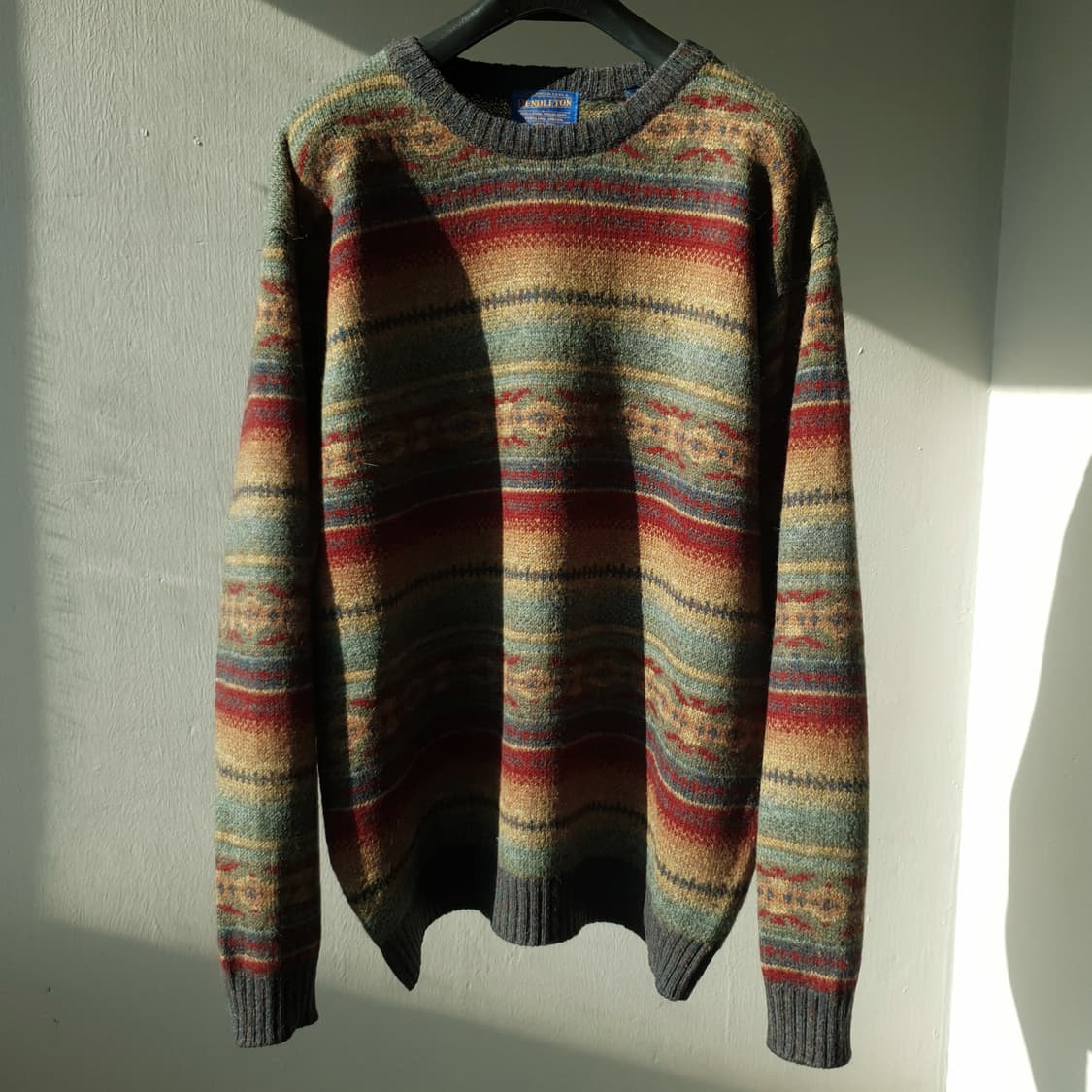 90s PENDLETON virginwool sweater 상품이미지1