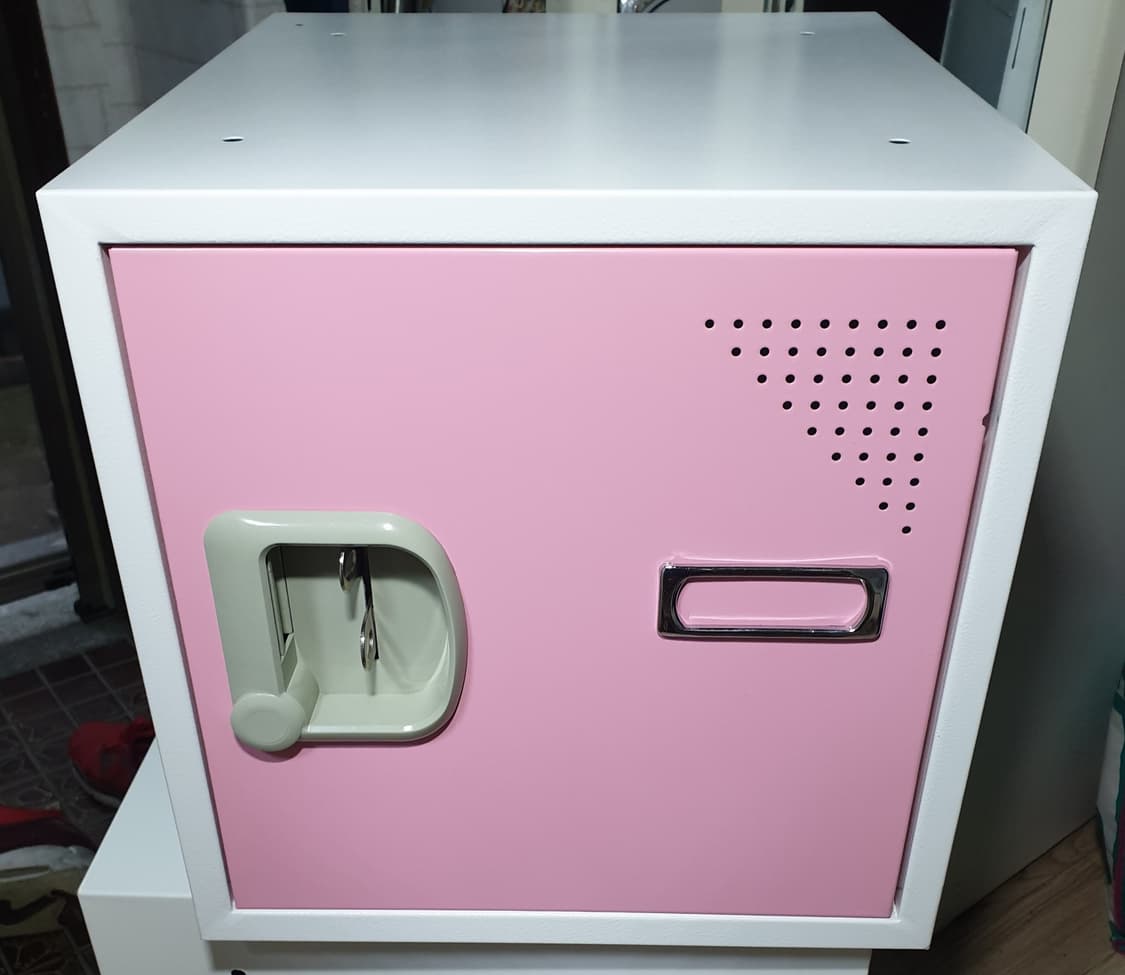 컬러 철제 사물함(여러 개 가능/자물쇠 사용시 잠금 가능) 상품이미지1