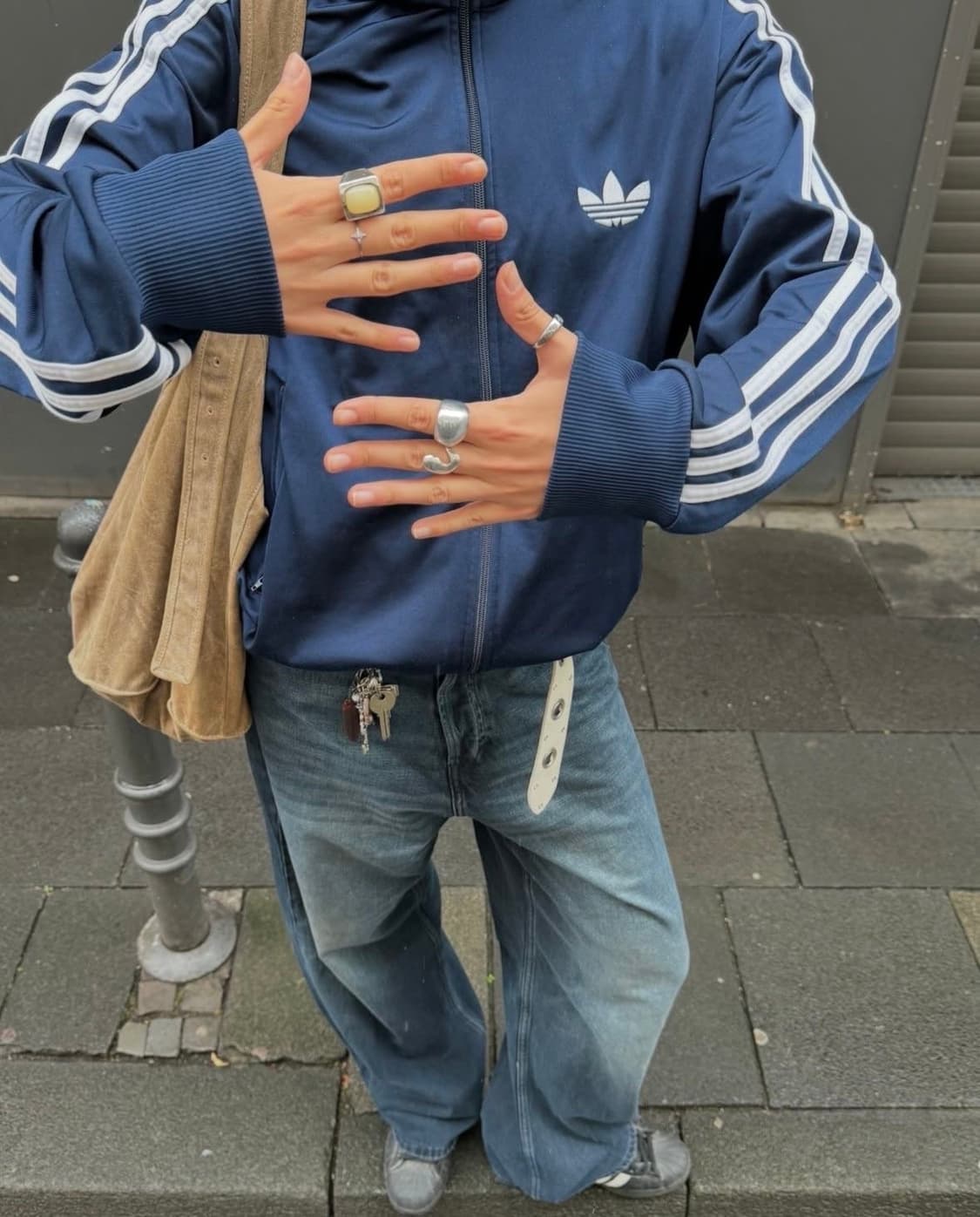 아디다스 네이비 져지 상품이미지1