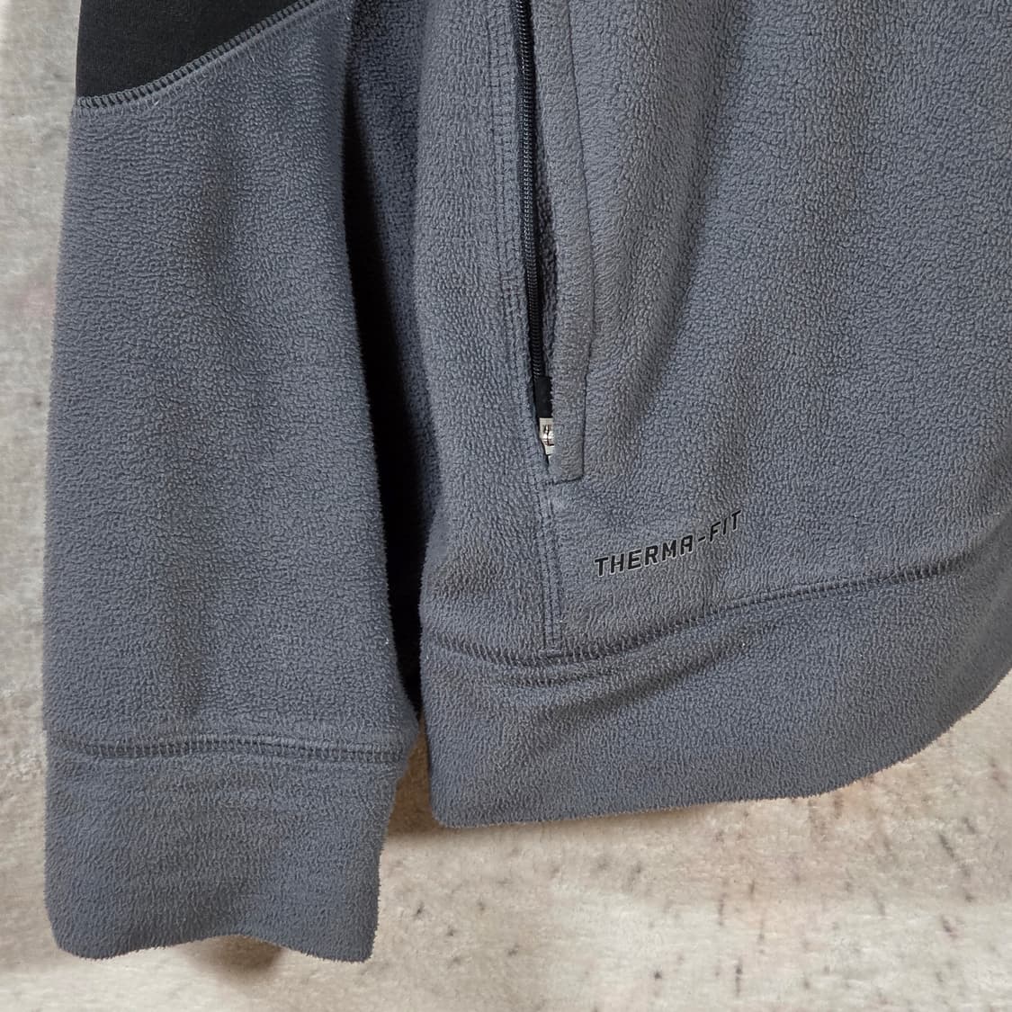 나이키 올드스쿨 그레이 배색 후리스 집업 상품이미지3