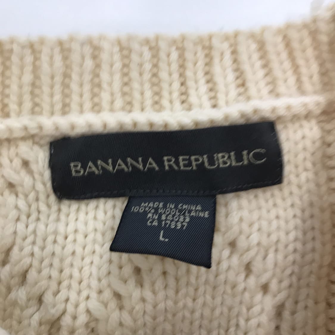 바나나리퍼블릭 90s 피셔맨 헤비울니트 [남성105] 상품이미지5