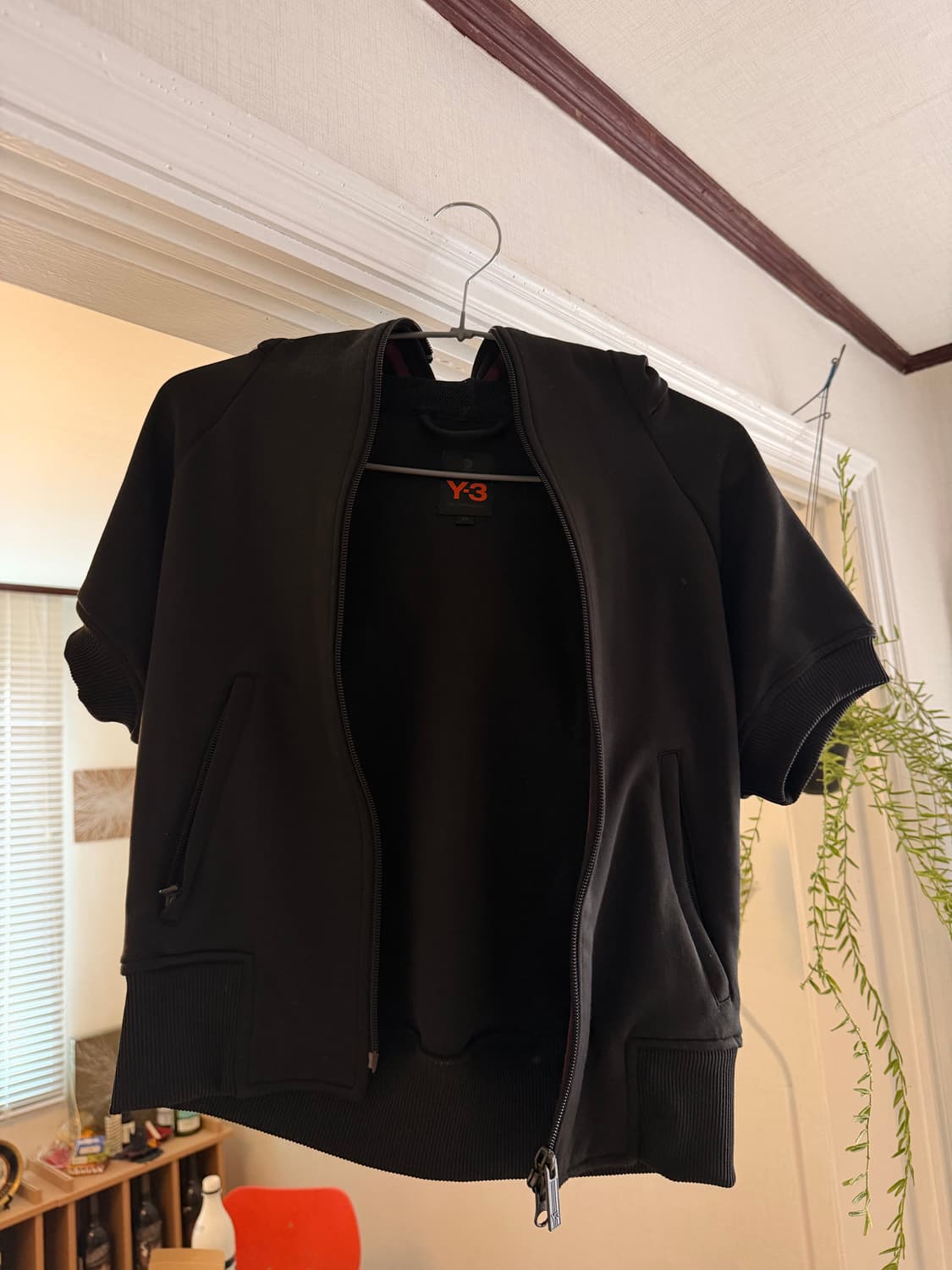 Y-3 short sleeve  hoodie zip up XS 상품이미지2
