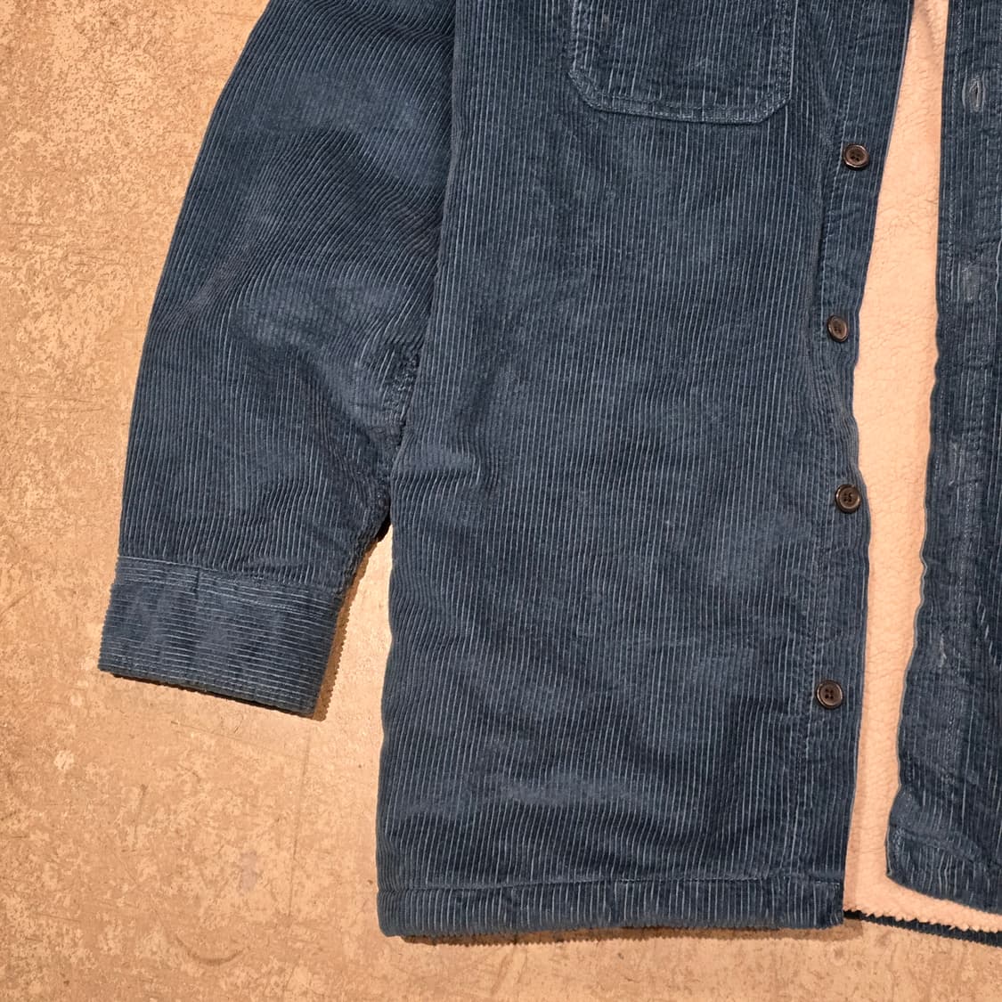 Lands' End 코듀로이 셰르파 안감 셔츠형 자켓 상품이미지3