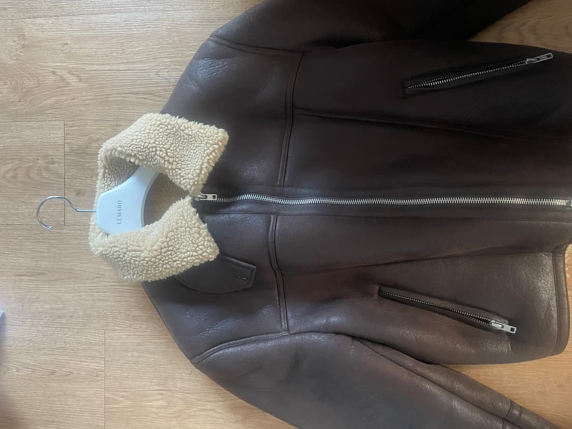 르마드 하이넥 무톤 자켓 상품이미지4