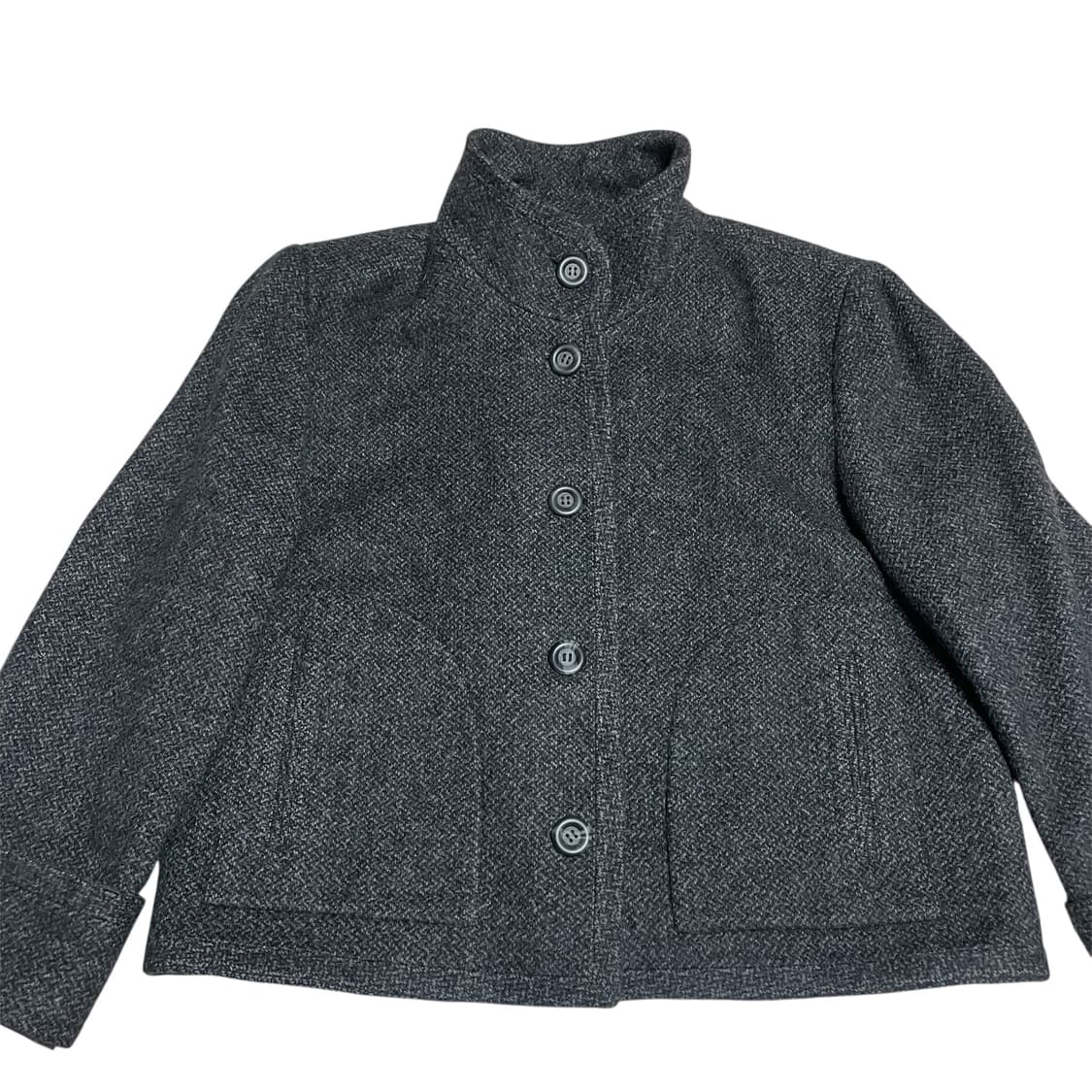 Jpn 빈티지 버튼 자켓 캐시미어 일녀모리걸스즈코히피코이세이오스나계 상품이미지3