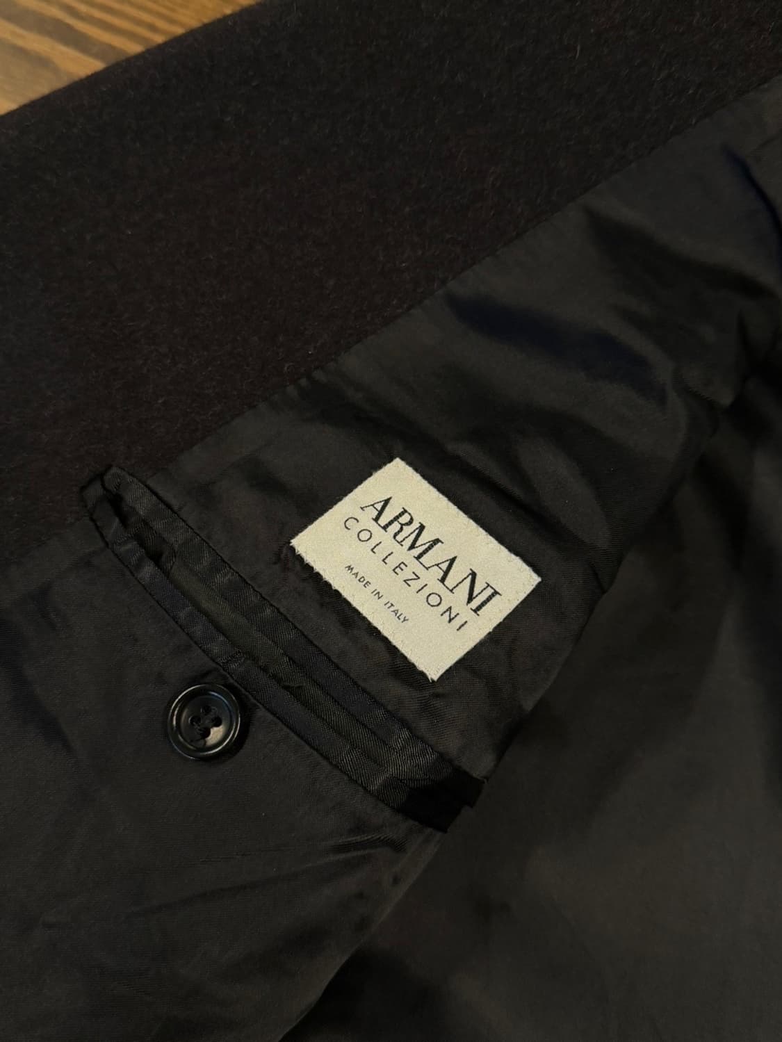 아르마니 꼴레지오니 체스터필드 코트 100 상품이미지9