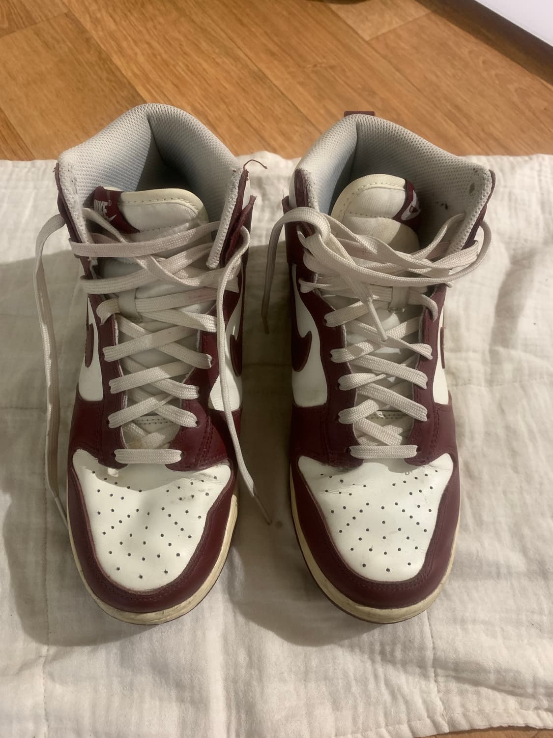 나이키 덩크 하이 팀 레드 240 상품이미지3