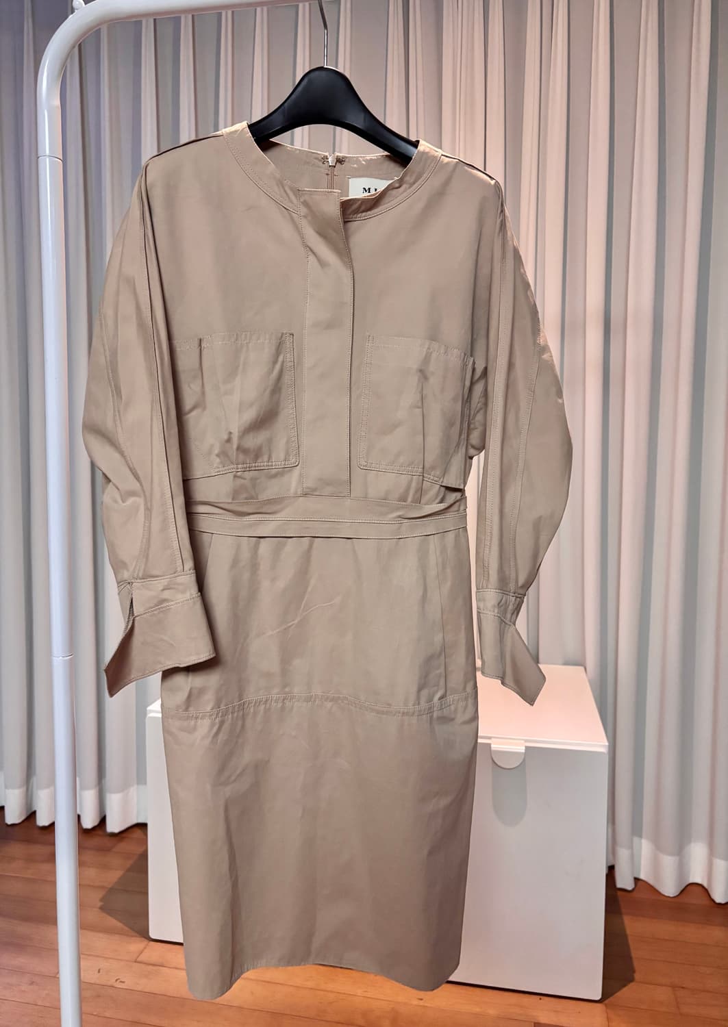 백화점 한섬 마인 베이지 원피스 상품이미지1