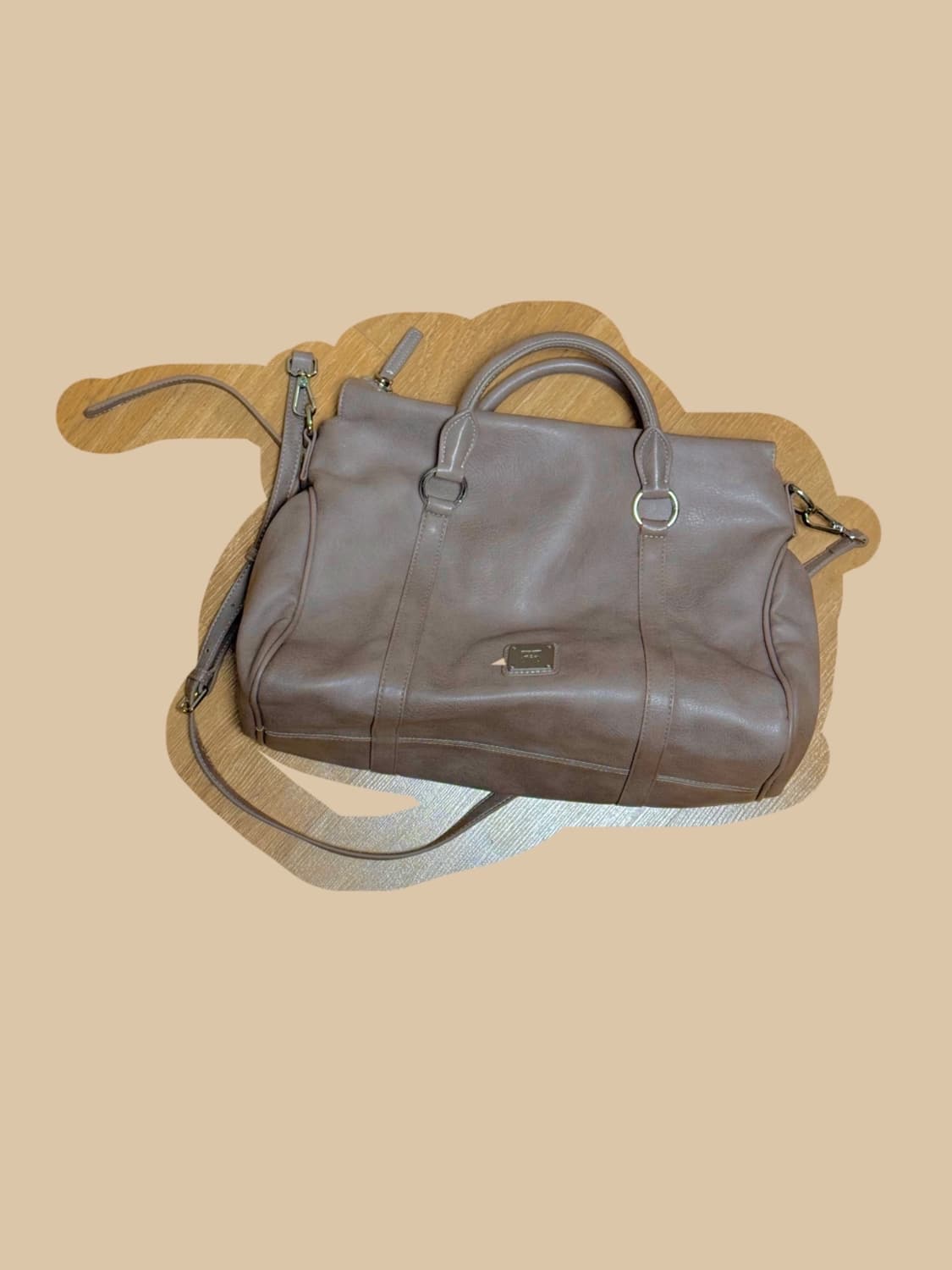 락케이크 스퀘어 로고 사첼백 상품이미지4