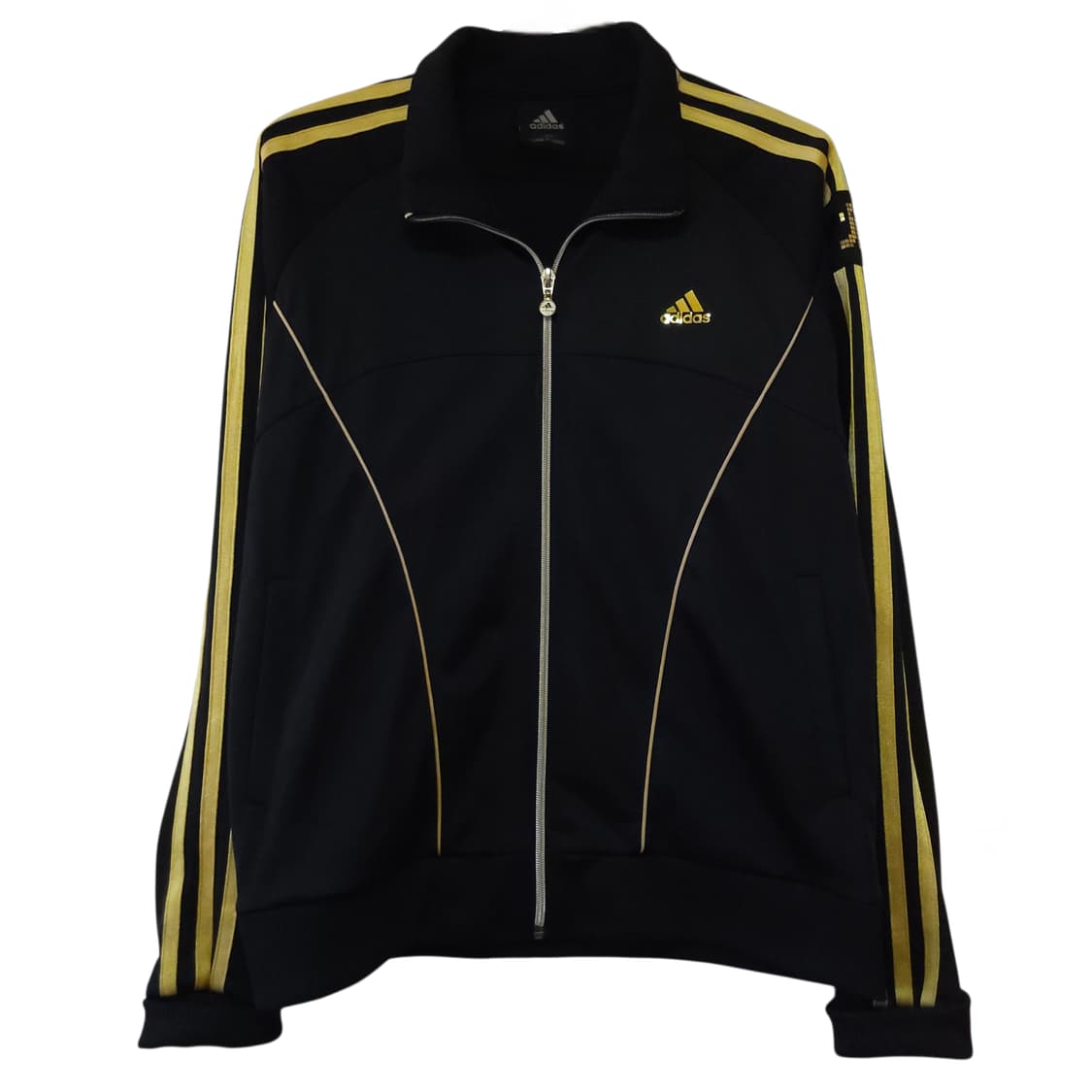 아디다스 금장 트랙탑져지블랙 여성 95M 저지 상품이미지1
