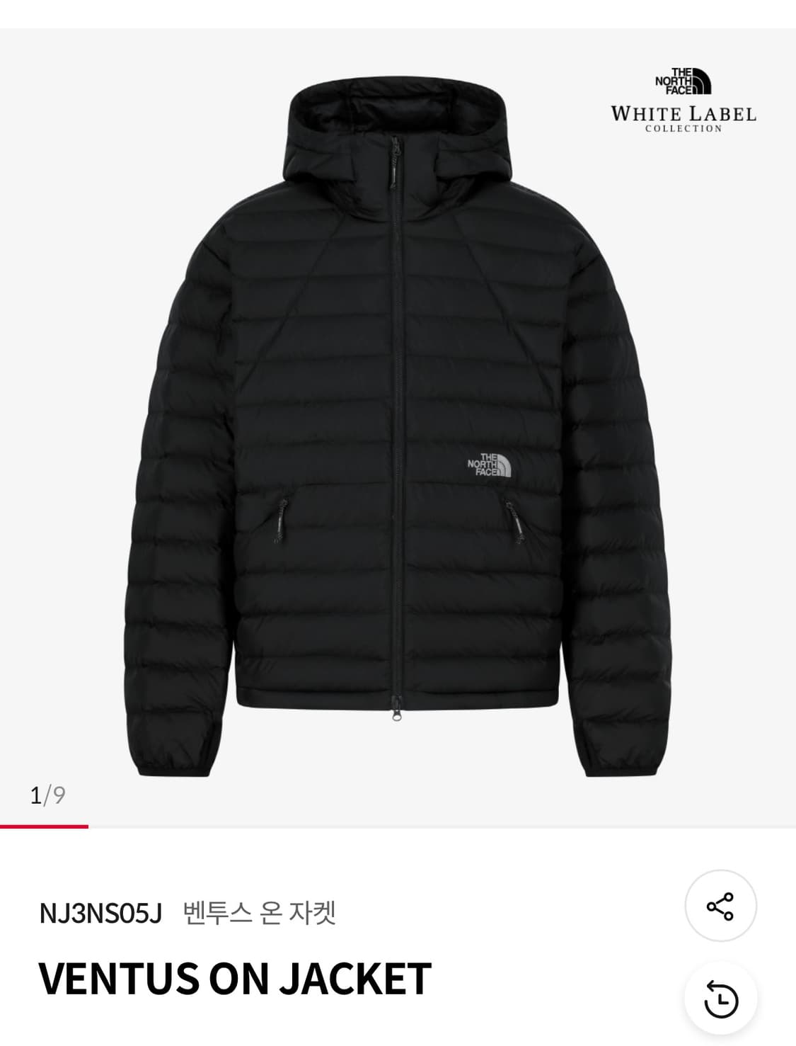 노스페이스 벤투스 온 재킷  90 새상품 상품이미지2