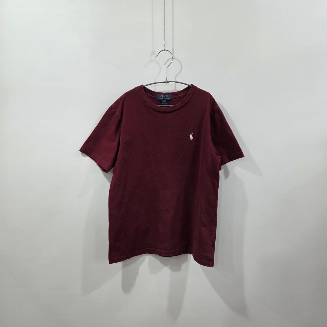 폴로랄프로렌 키즈 버건디 반팔티 M(10-12) 상품이미지1
