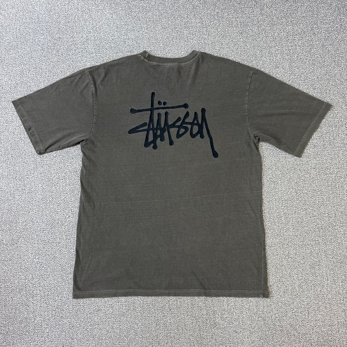 Stussy 스투시 차콜 피그먼트 반팔 XXL 상품이미지1