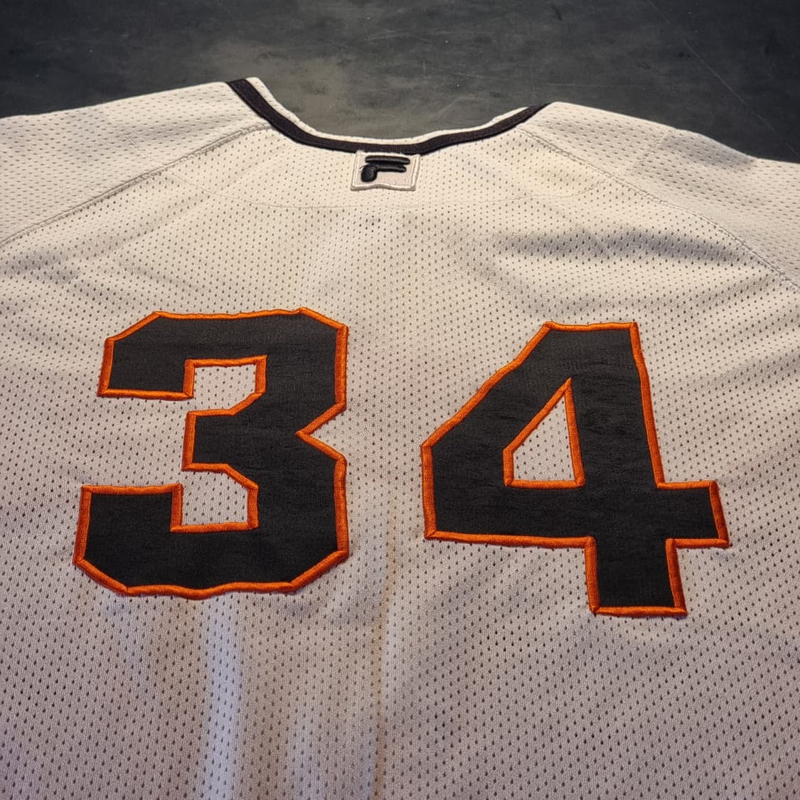 연세대 휠라 선수 실착 야구 유니폼  105-110 상품이미지4