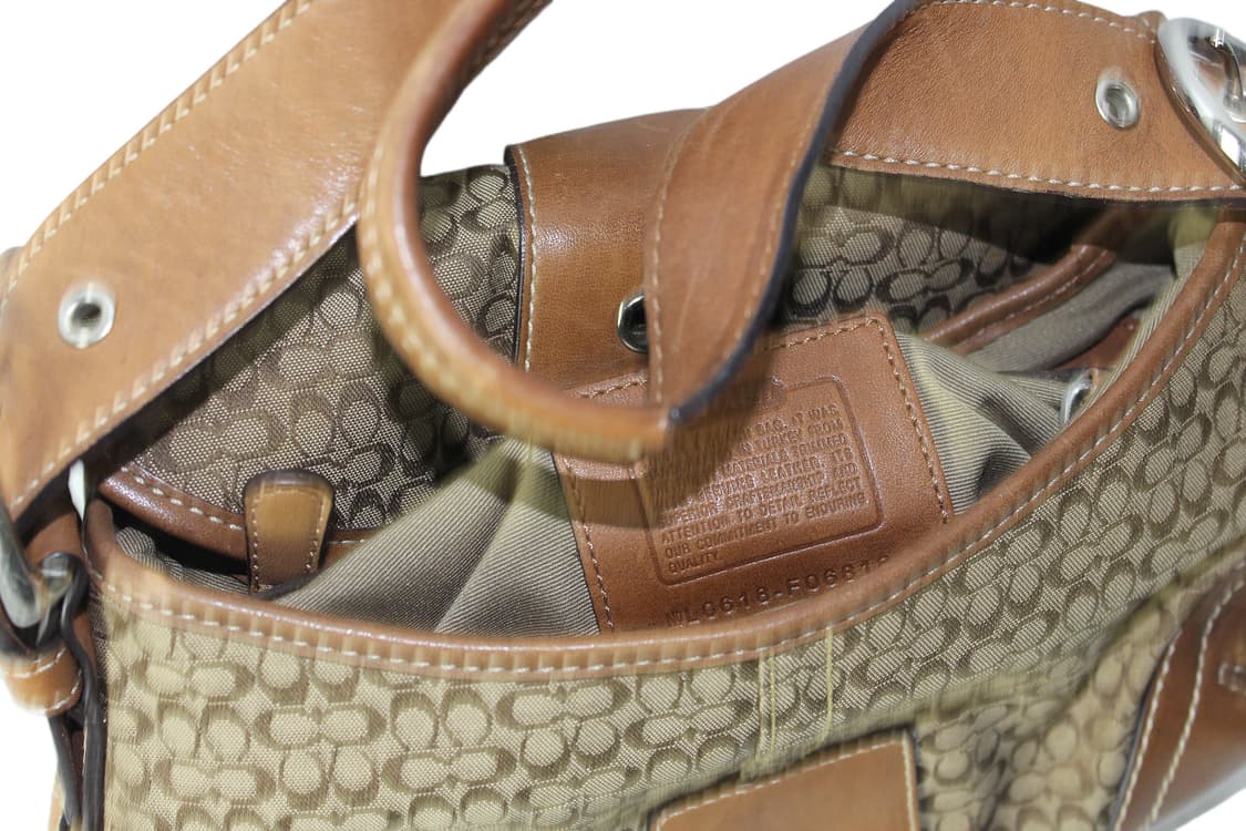 2000s Y2K COACH 코치 미니 호보백 상품이미지7