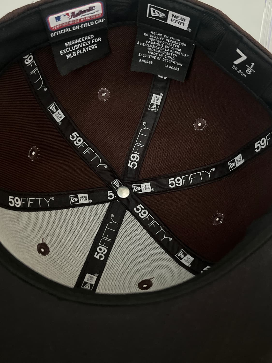 뉴에라 New Era 718 샌디에이고 파드리스 얼트 브라운 볼캡 상품이미지3