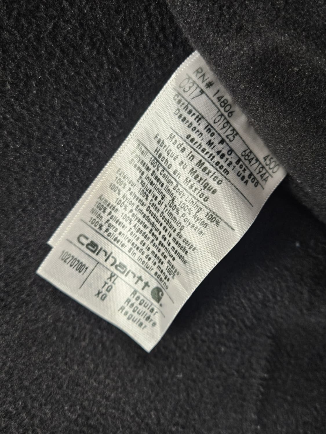 칼하트 풀스윙 덕캔버스 초어 코트 자켓 ( XL ) / 11191 상품이미지9