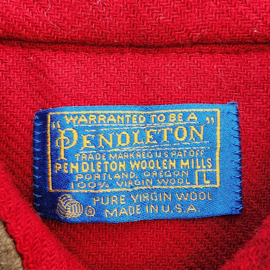 펜들턴 스웨이드 카라 럼버 셔츠 자켓 USA 상품이미지9