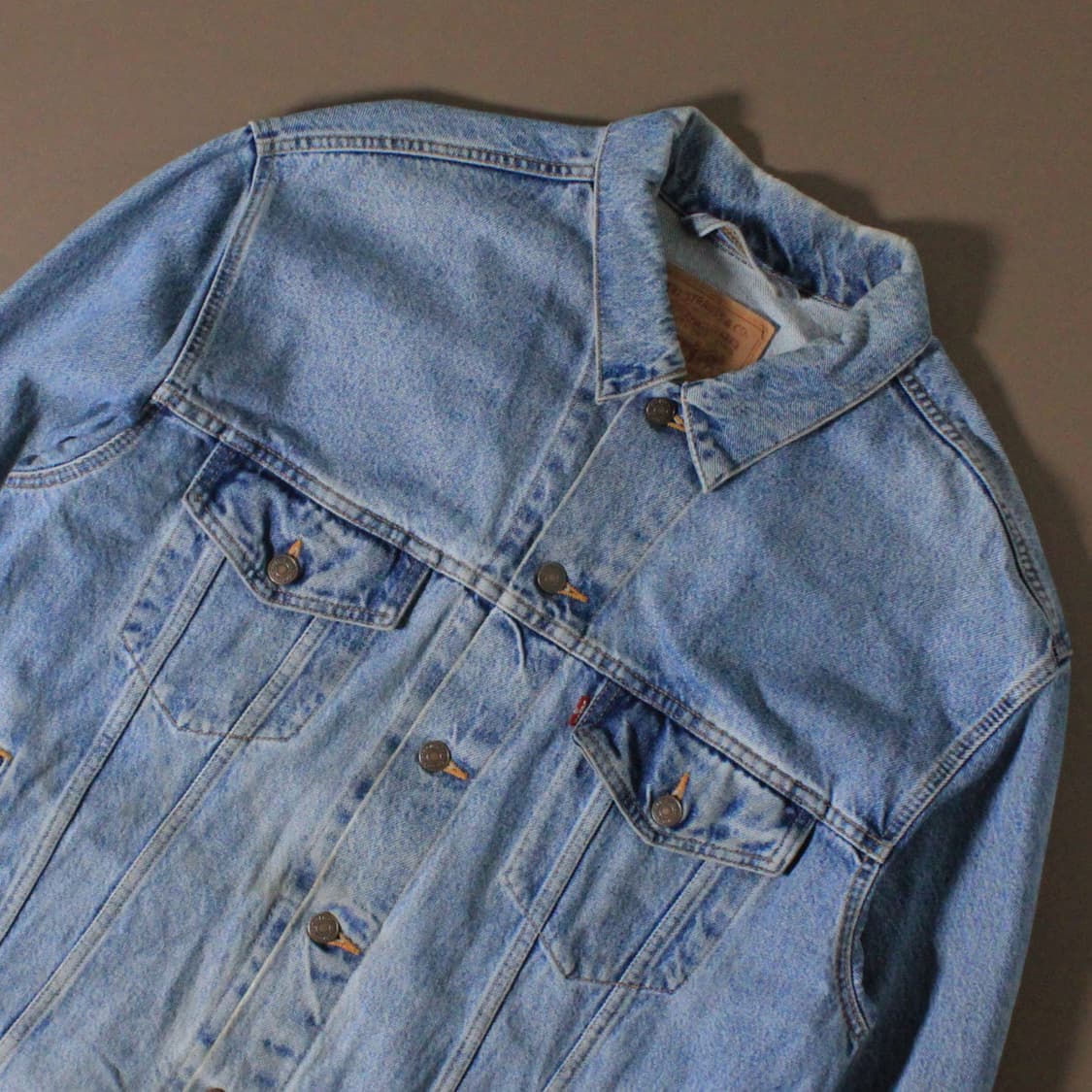 90s Levi’s 리바이스 70507 USA 데님 트러커 자켓 L013 상품이미지3