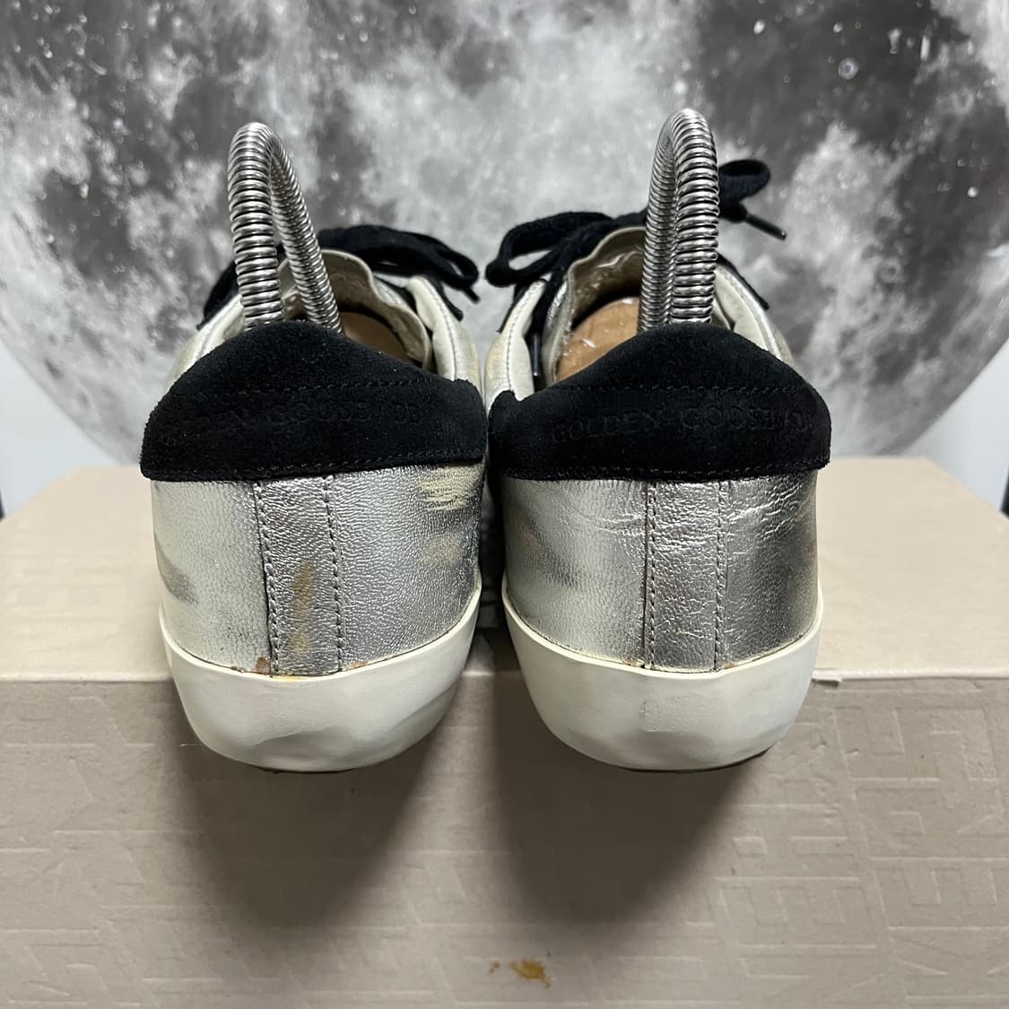 정품 35) 골든구스 실버 블랙 스니커즈 225~230 상품이미지4