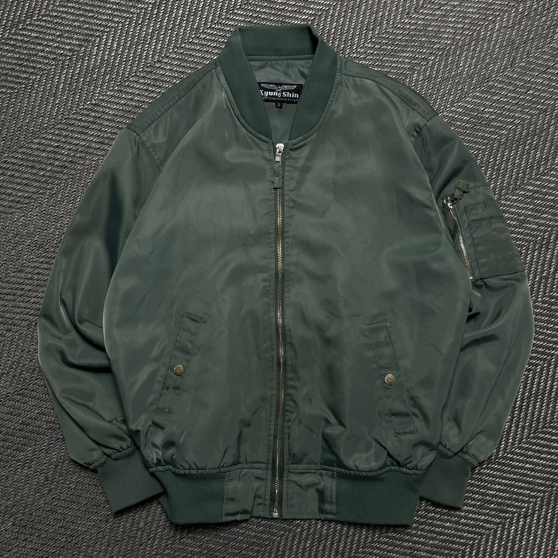 Kyung Shin MA-1 항공 점퍼 카키o 5302 상품이미지1