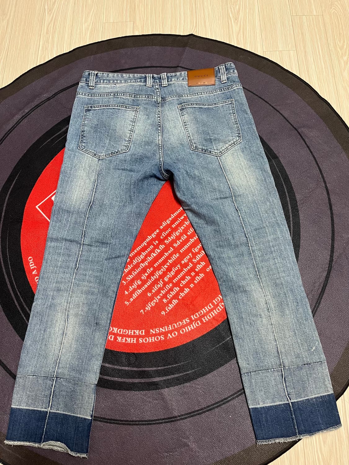 구찌 빈티지 워싱 데님팬츠 size.34 상품이미지2