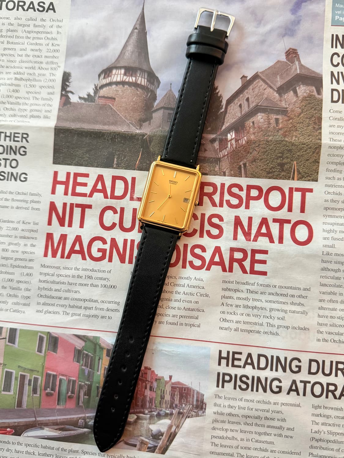 Seiko 세이코 카보숑 크라운 탱크 쿼츠 상품이미지2