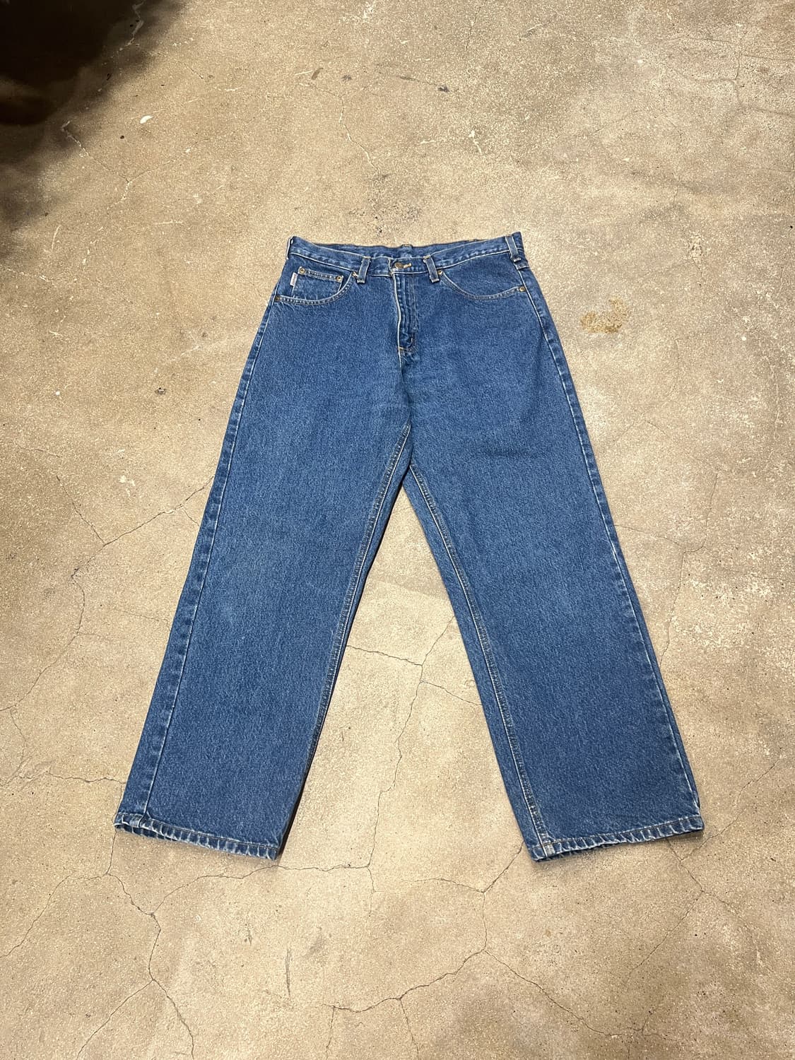 칼하트 가죽패치 데님 32 상품이미지1