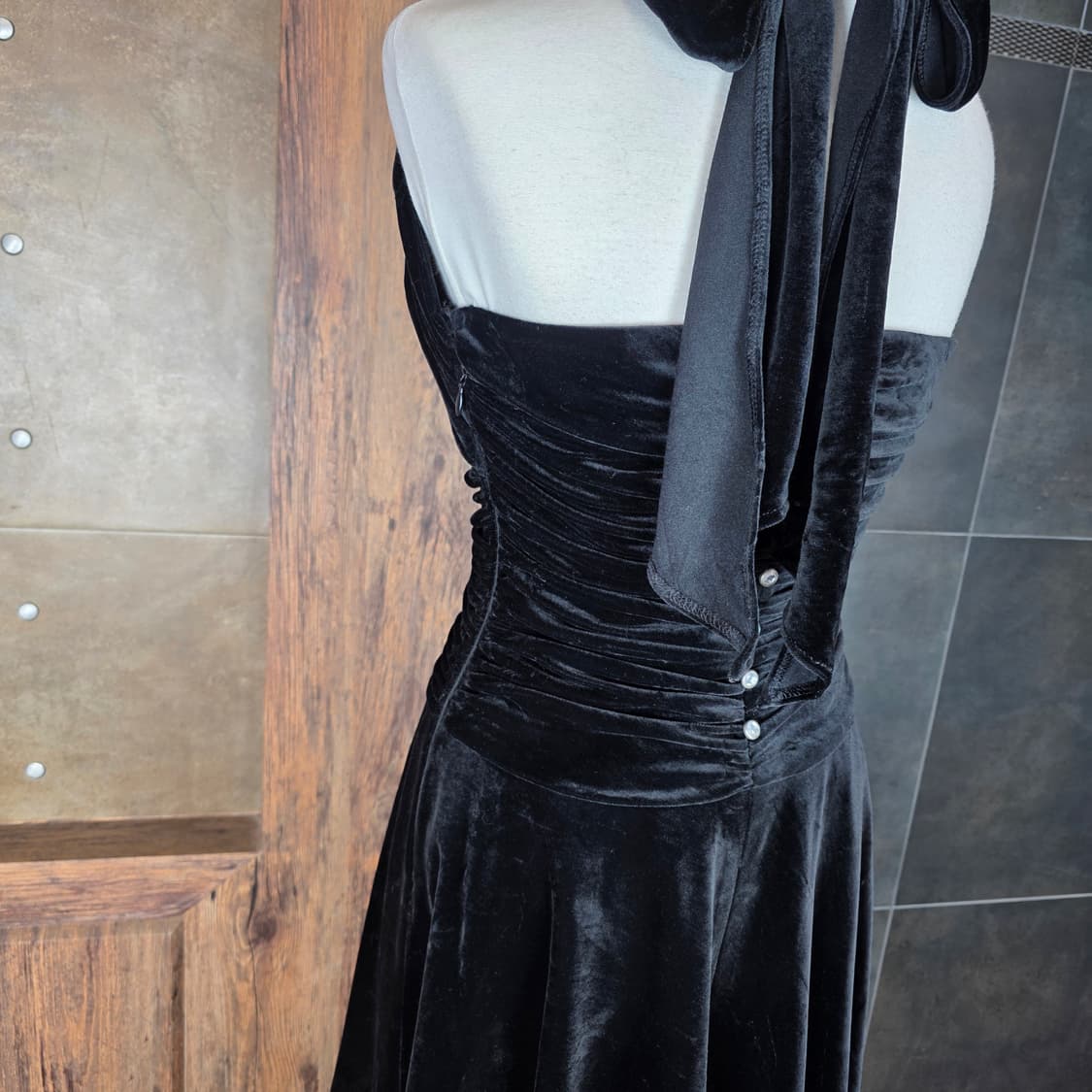 벨벳 셔링 드레스 상품이미지6