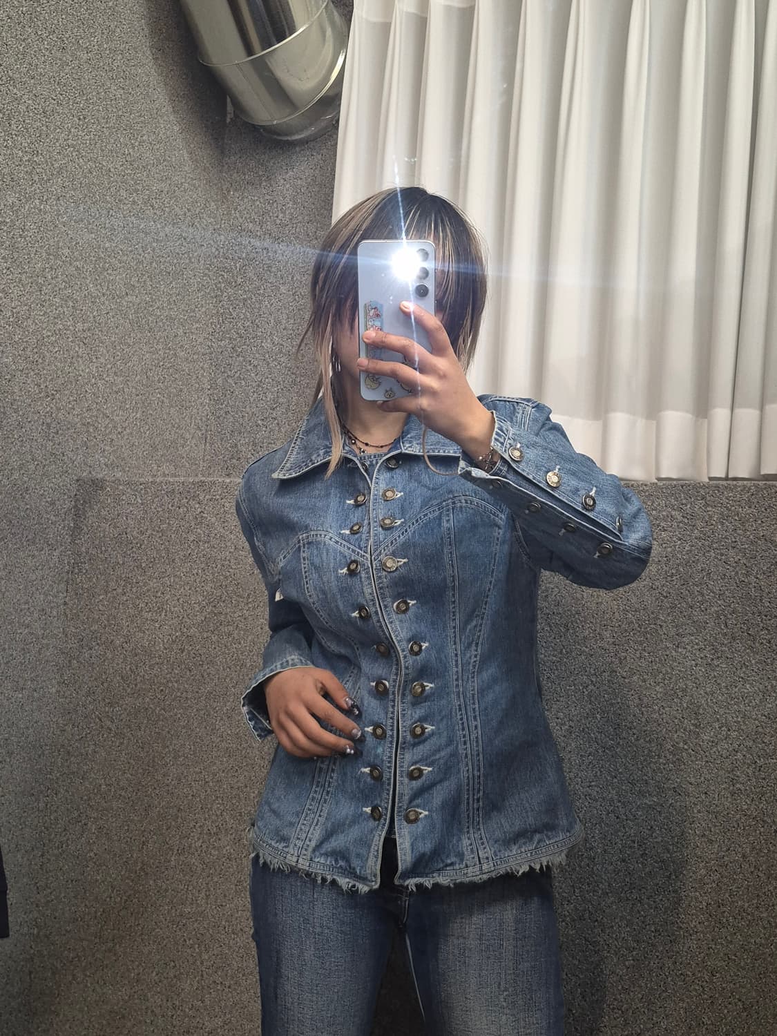 GUESS BUTTON POINT DENIM JACKET  상품이미지1