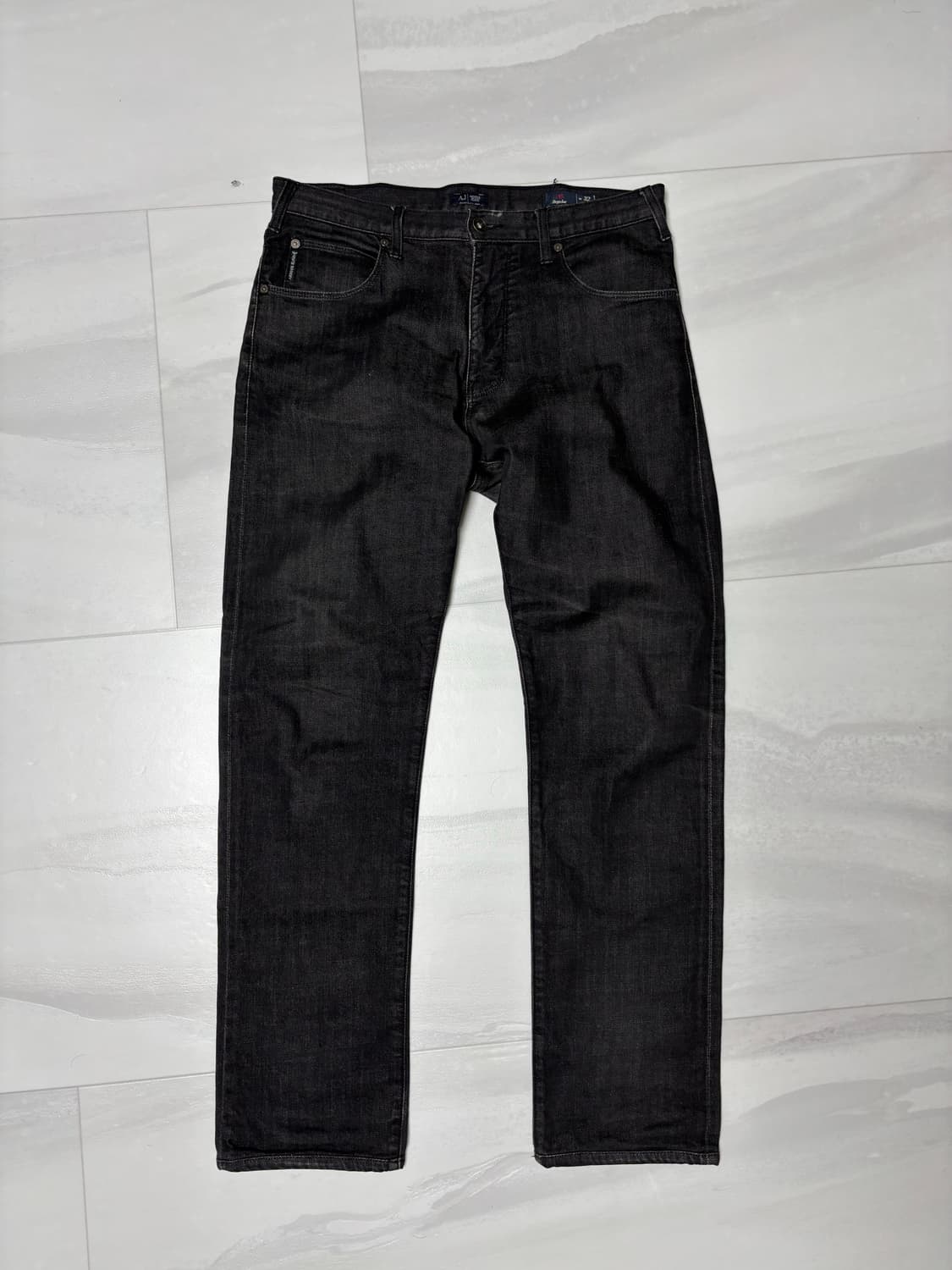 아르마니 진스 알마니 진스 청바지 데님 J45 레귤러 32사이즈 흑청바지 상품이미지1