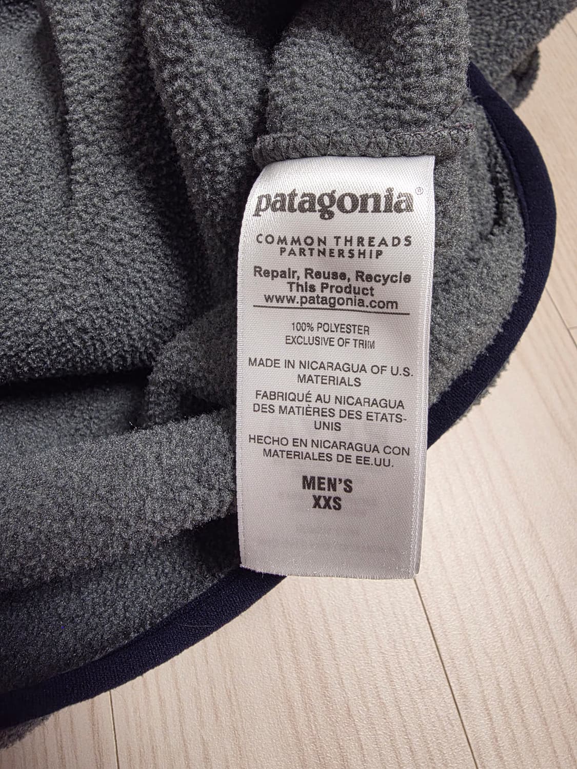 파타고니아 신칠라 라이트웨이트 니켈블루 맨 xxs 상품이미지3