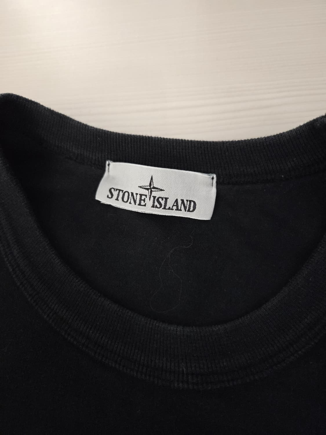 스톤아일랜드 블랙 기모 맨투맨_XL 상품이미지5