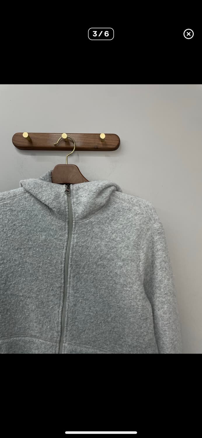 빈티지 그레이 니트 후드집업 A3048 상품이미지3
