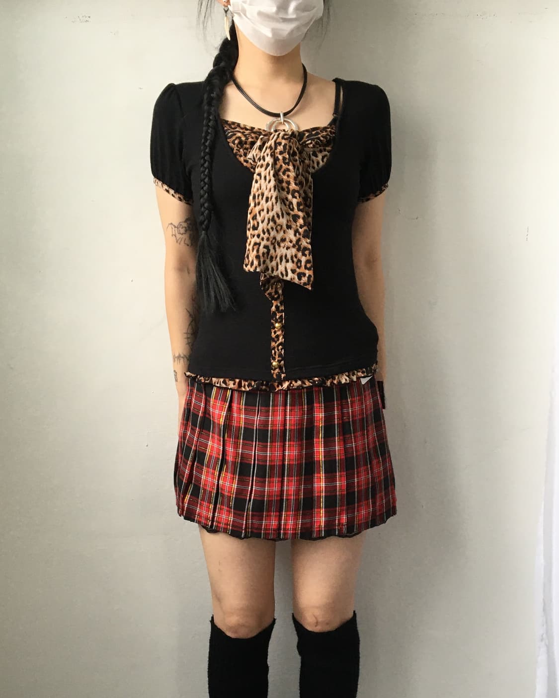 Liz Lisa doll check pattern pleats skirt 상품이미지5