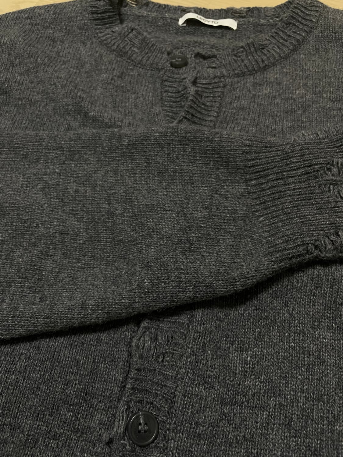 lecyto 가디건 그레이 상품이미지2