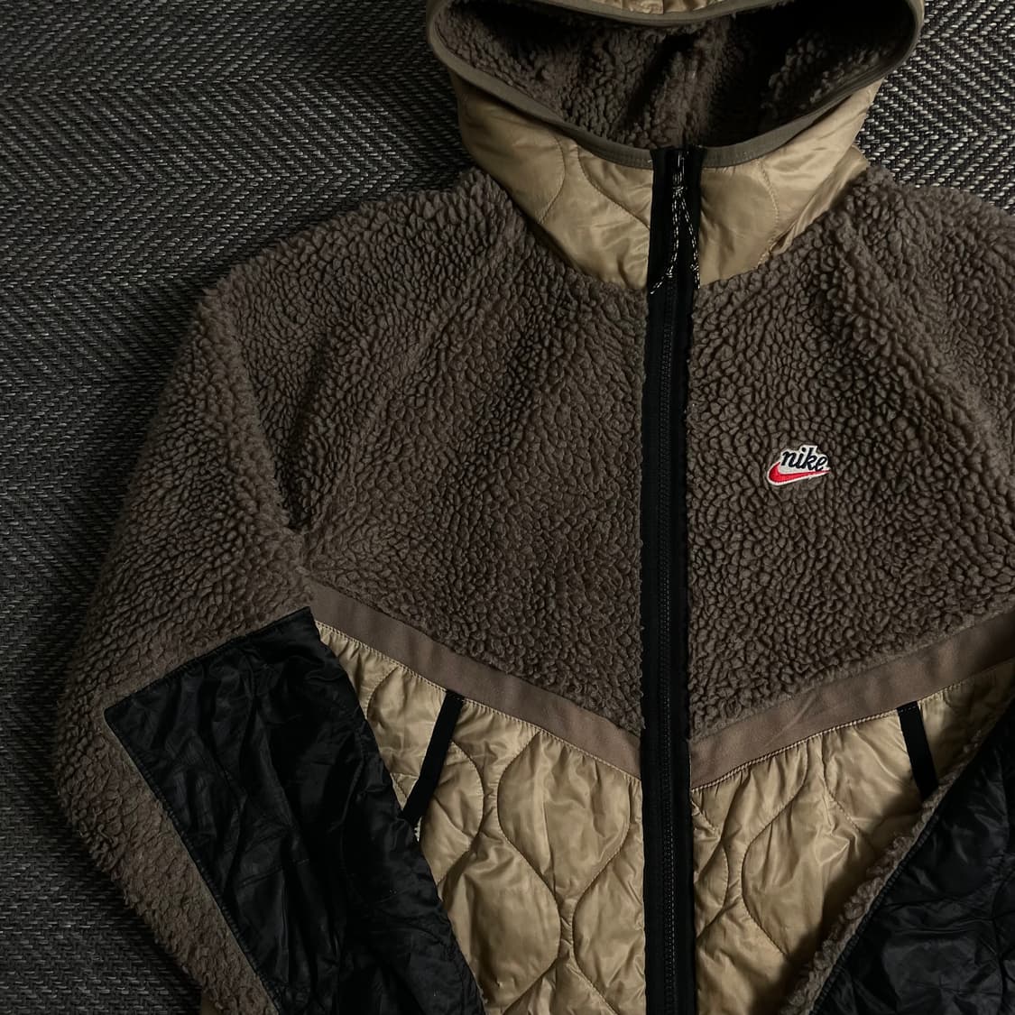 나이키 NSW 헤리티지 쉐르파 플리스 자켓y 3639 상품이미지4
