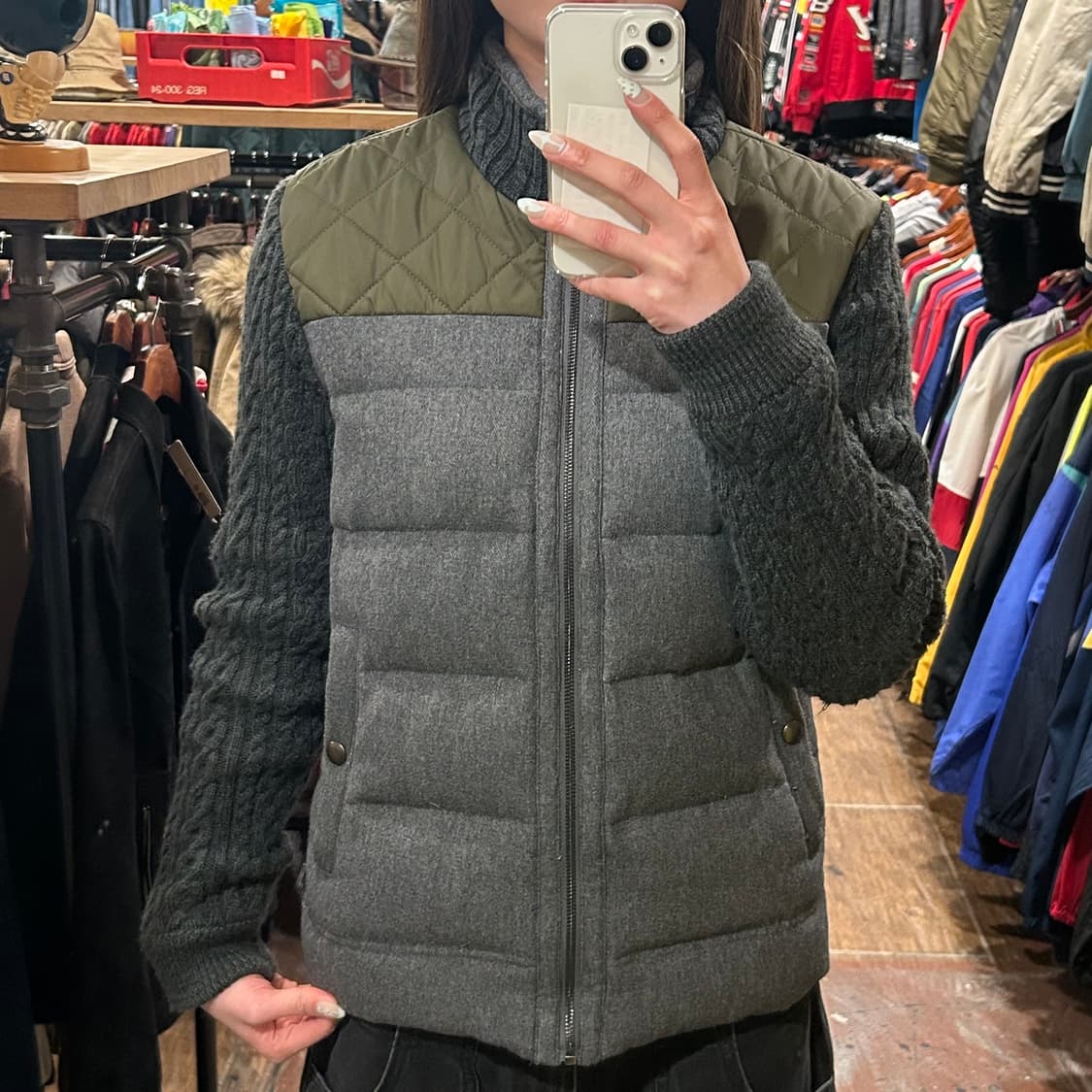 [HI] 빠니깔레 봄버 자켓 차콜 상품이미지1