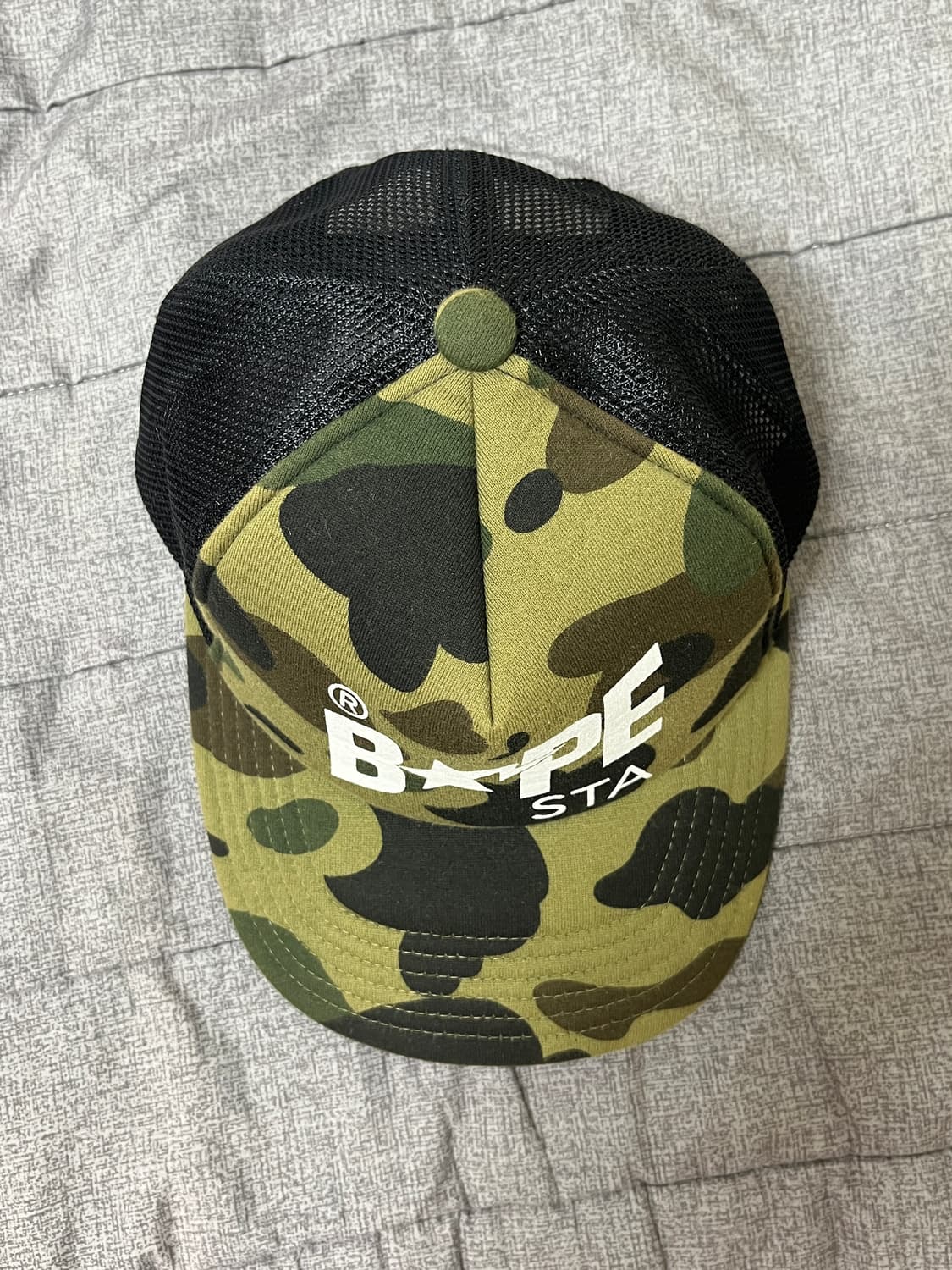 Bape sta 베이프 스타 카모 캡 (녹계) 상품이미지2