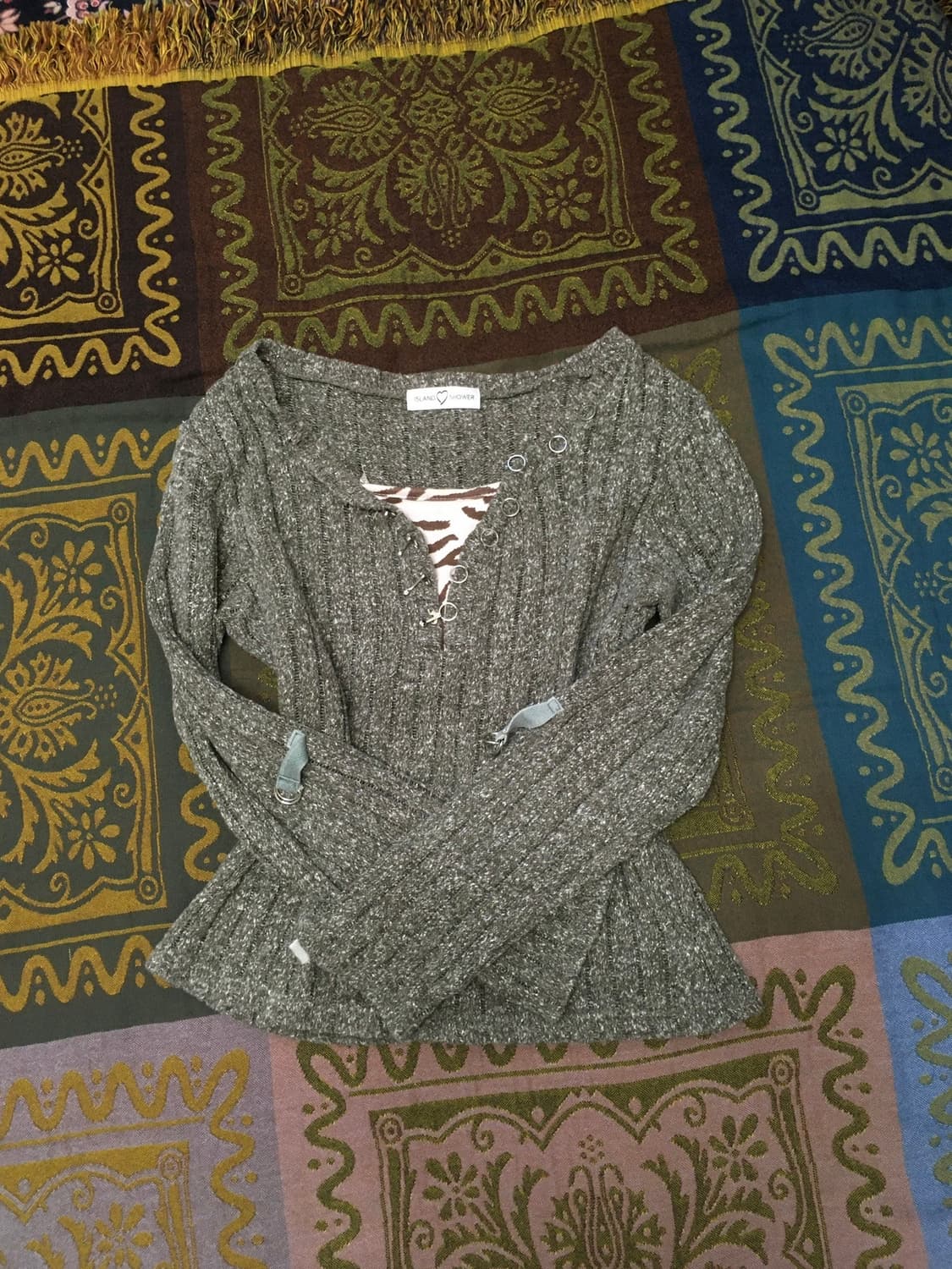 ISLAND<3 SHOWER henley top 상품이미지2