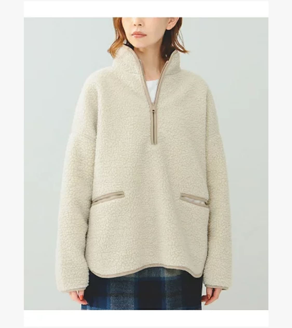 B:MING BY BEAMS - HALF ZIP FLEECE 상품이미지2