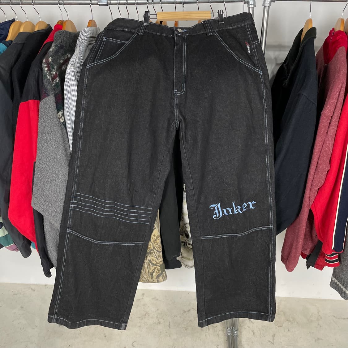 Joker 77 조거 더블세븐 힙랍 올드스쿨 데님 팬츠 상품이미지4